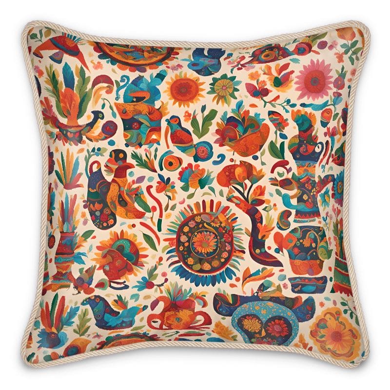 Silk Cushions |Mexican Folk Art | S25262
