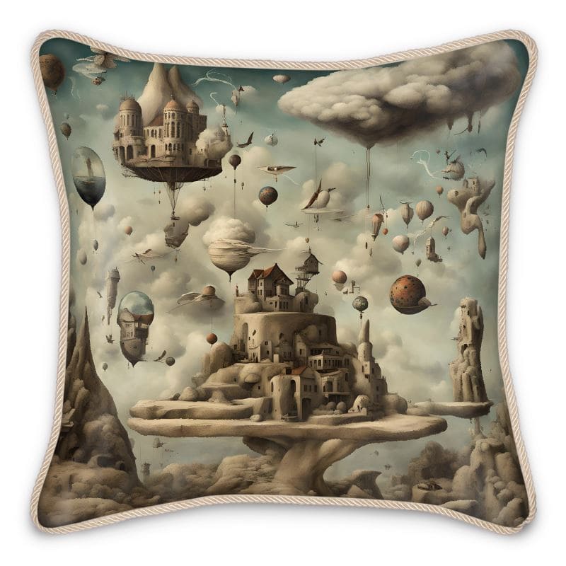 Silk Cushions | Surrealist Dreamscape | S25264