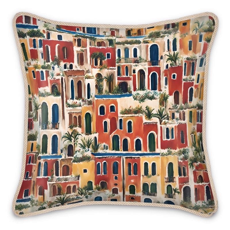 Silk Cushions | Mediterranean Summer Florals | S25267