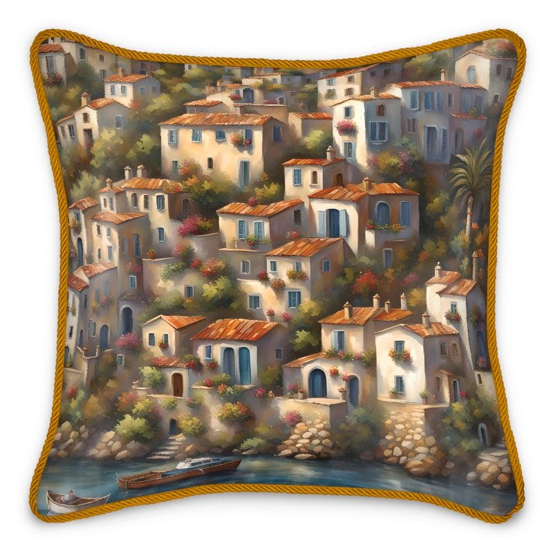 Silk Cushions | Mediterranean Village | S25269