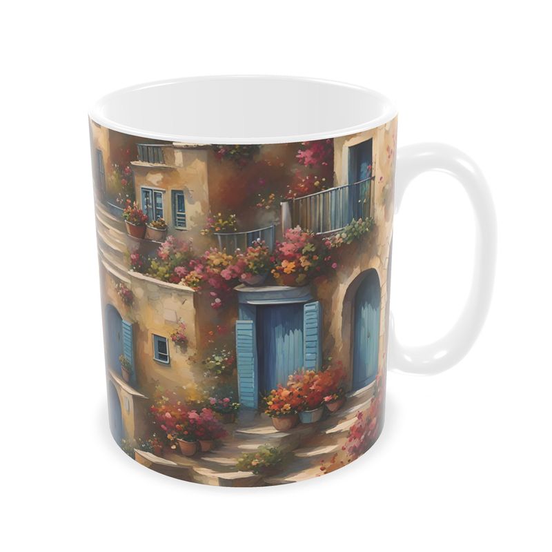 Builders Mugs |Mediterranean Village | S25198