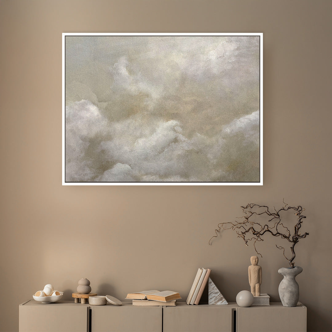 Cloud Framed Printed Canvas | S251332