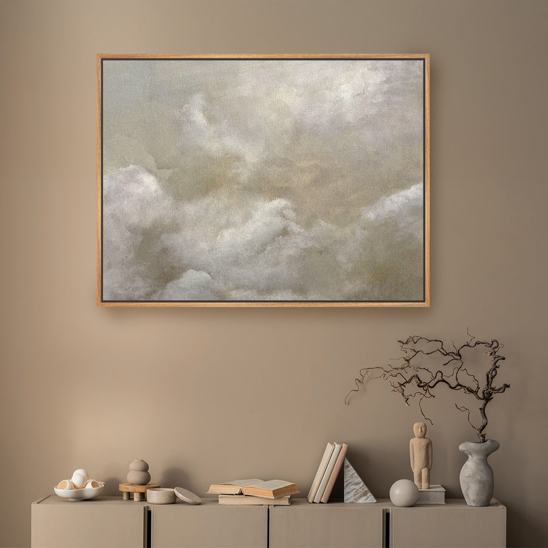 Cloud Framed Printed Canvas | S251332