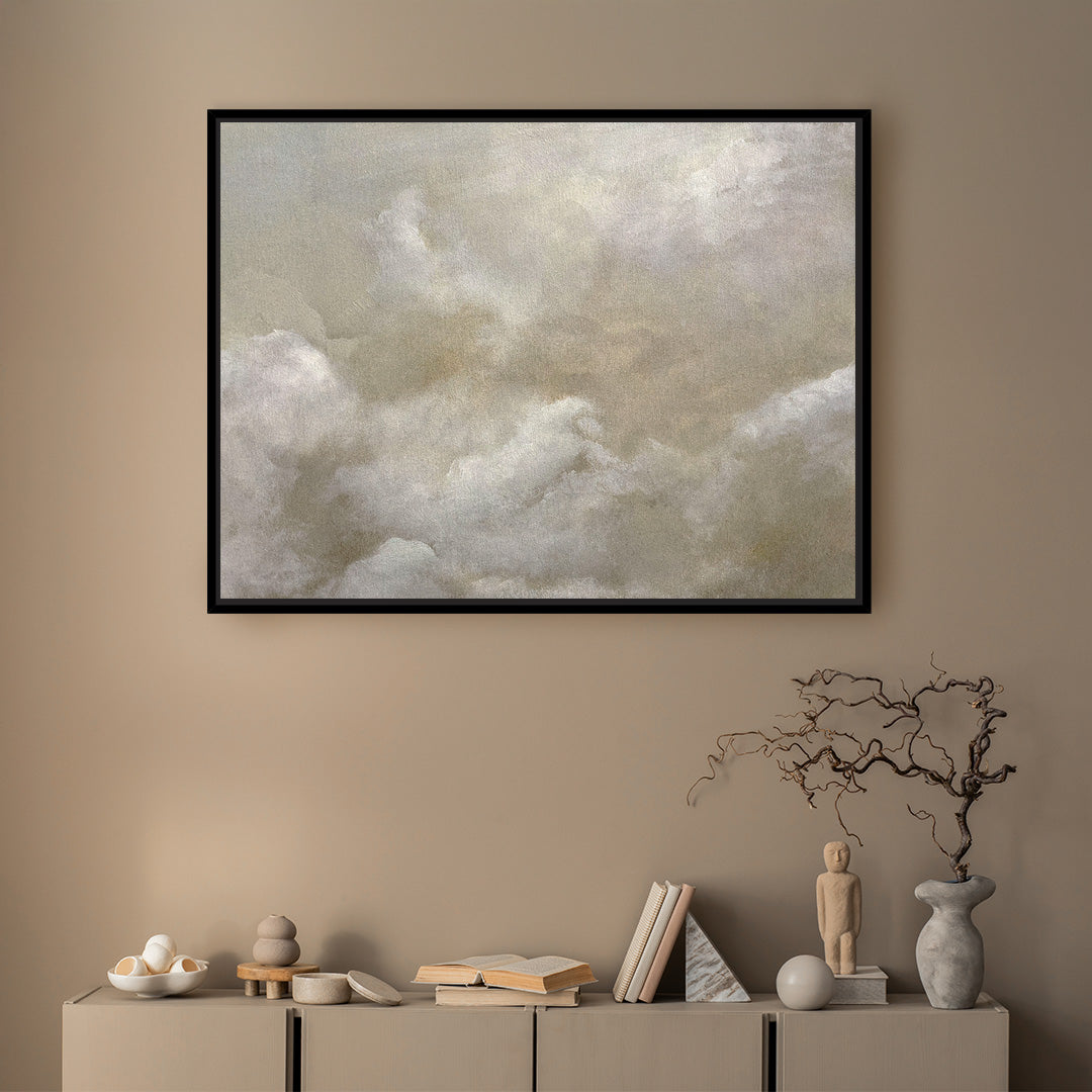 Cloud Framed Printed Canvas | S251332