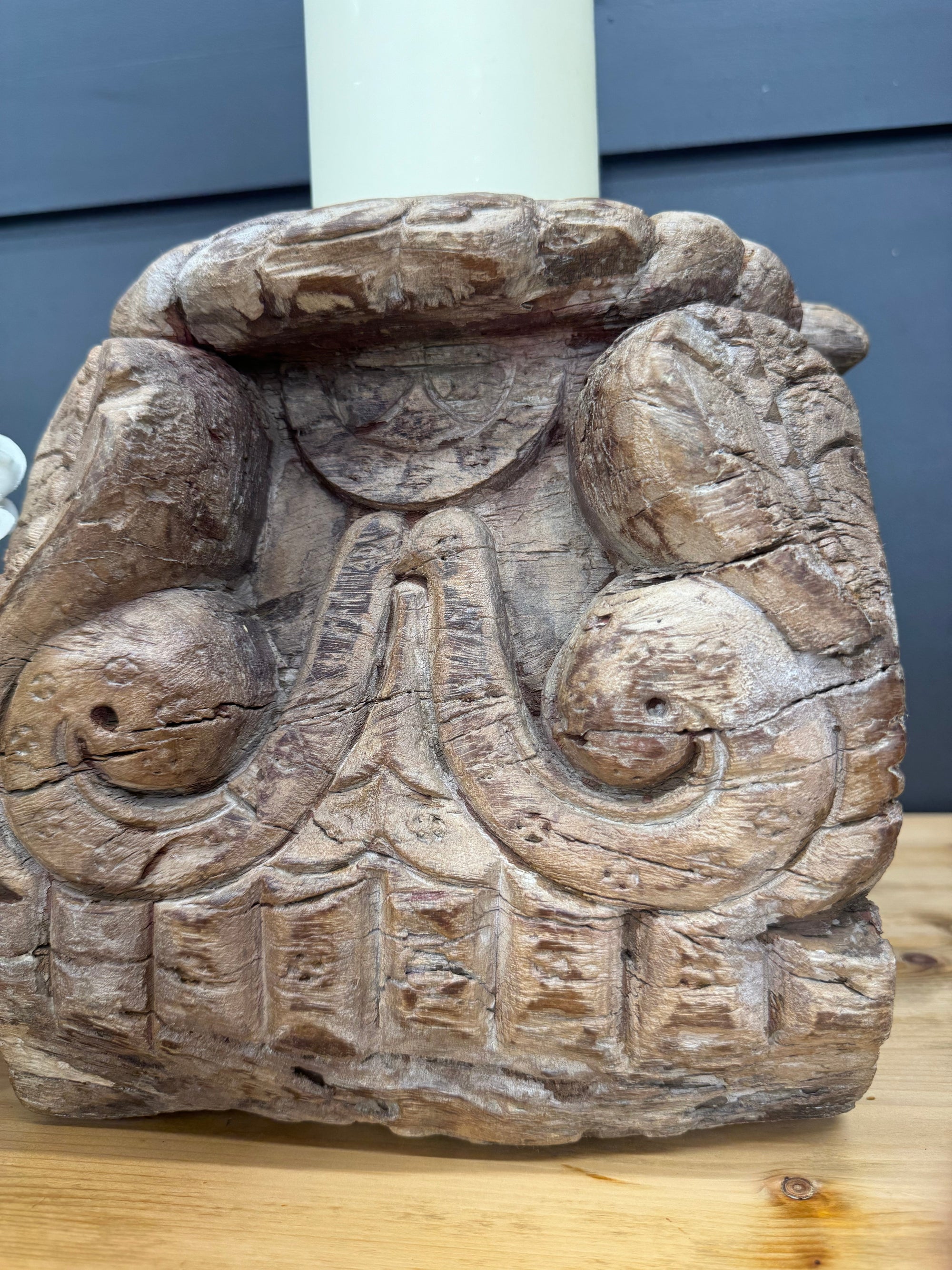 Farmhouse Décor Candle Stand |  S251364