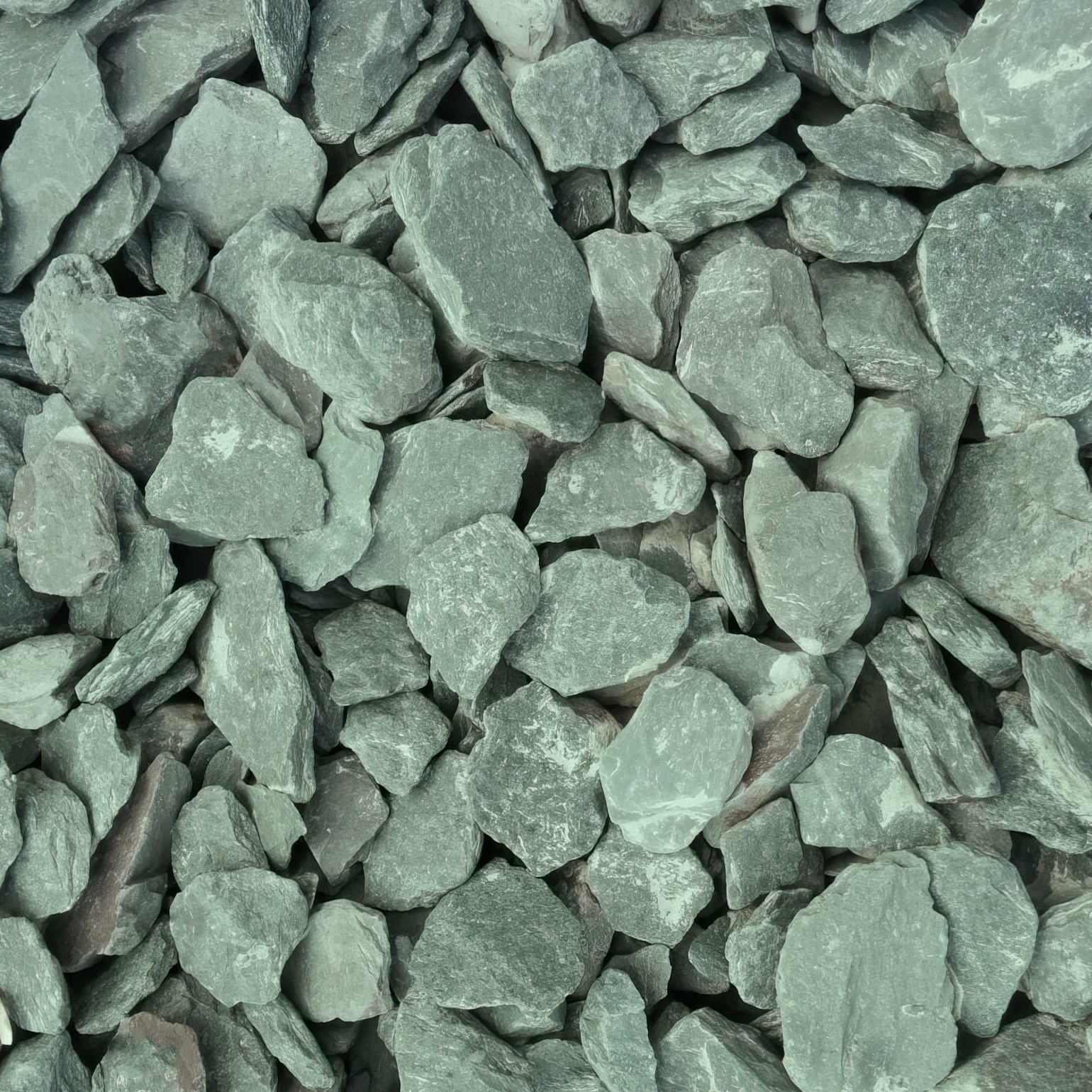 40mm Green Slate Chippings  | S251466