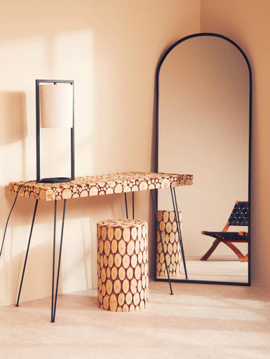 Lara Metal Table Lamp With Grey Shade