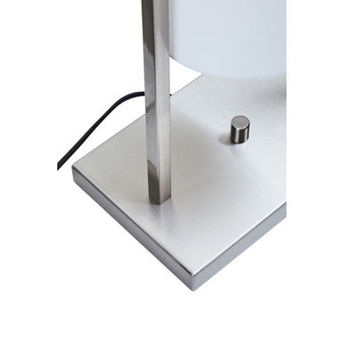 Atkins Nickel Finish Table Lamp
