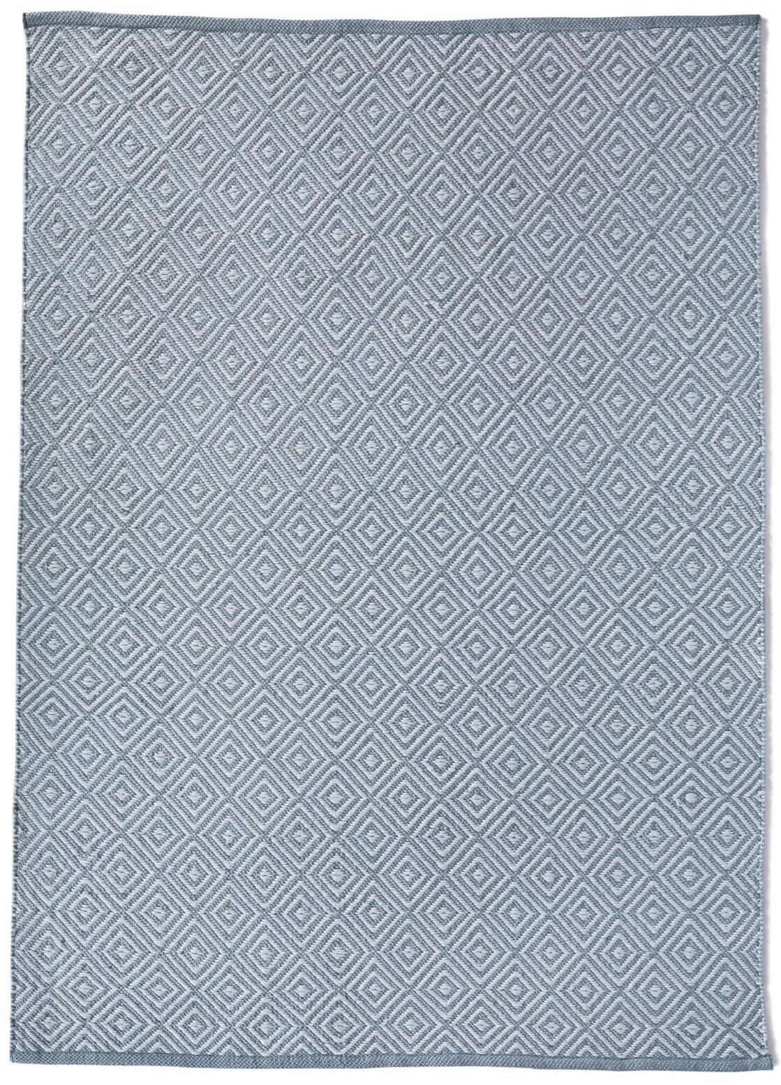 Diamond Denim Blue Hand-woven Rug  | S25398 |