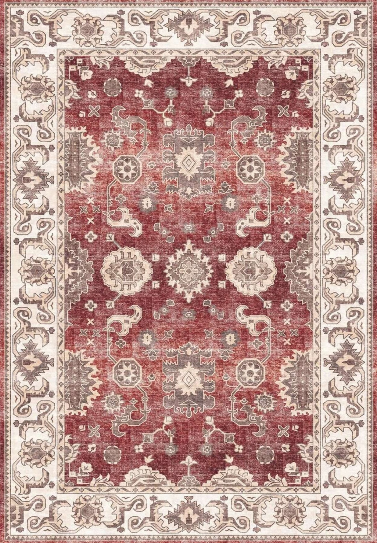 Jasru Vintage Washable Rug  | S25407 |