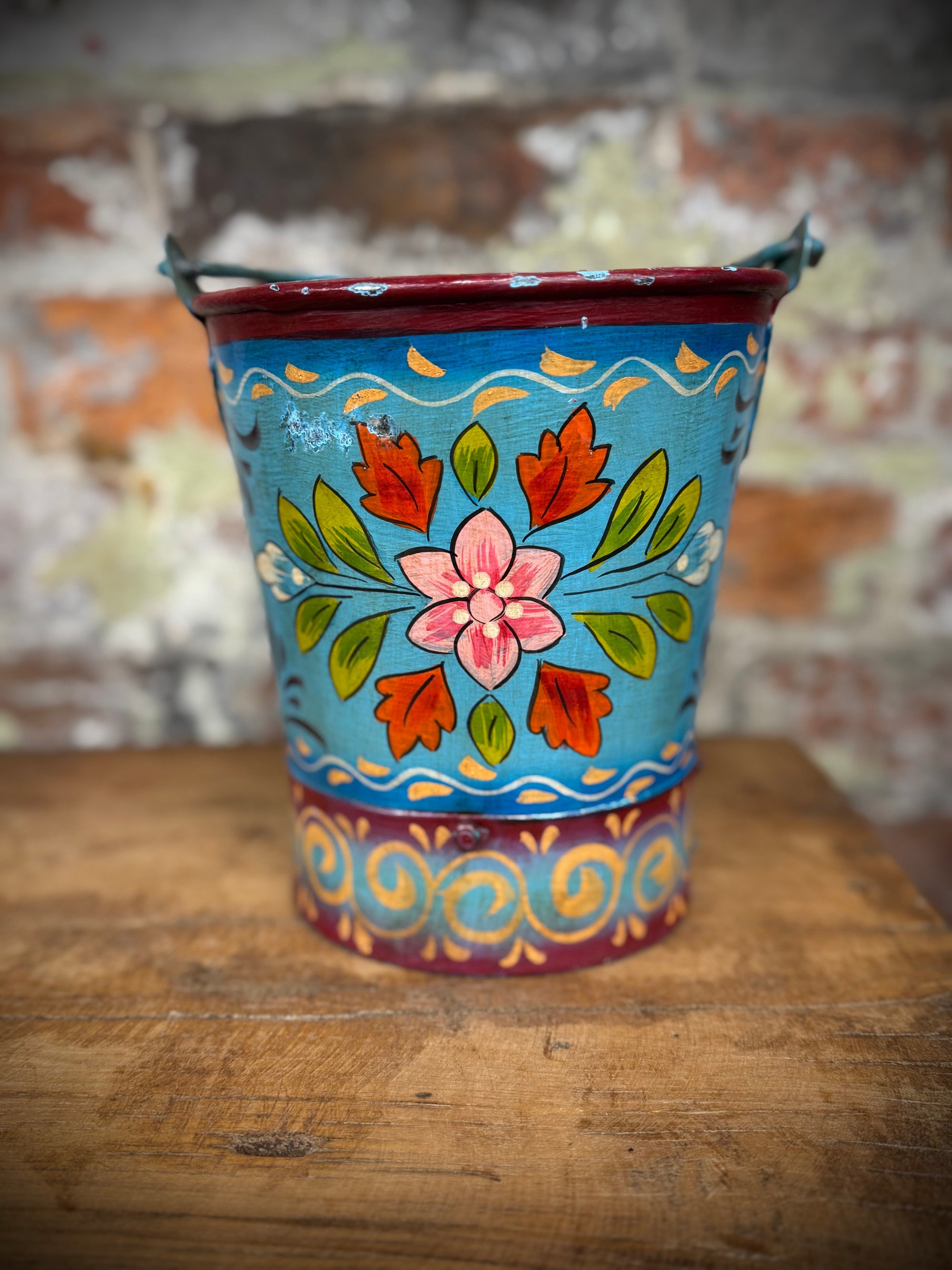 Vintage Hand Painted Herb Planter | S251380