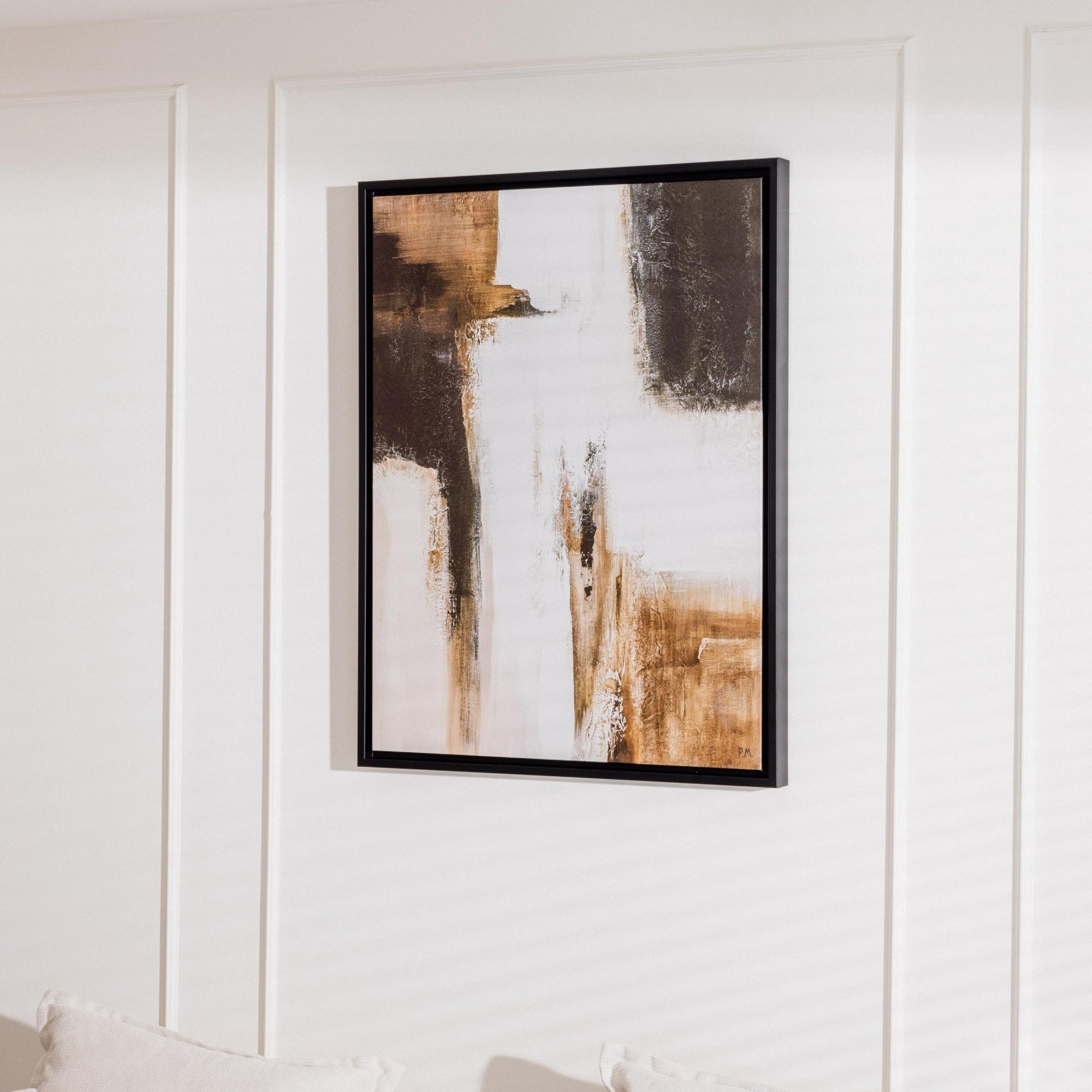 Casa II Portrait Framed Printed Canvas | S251344