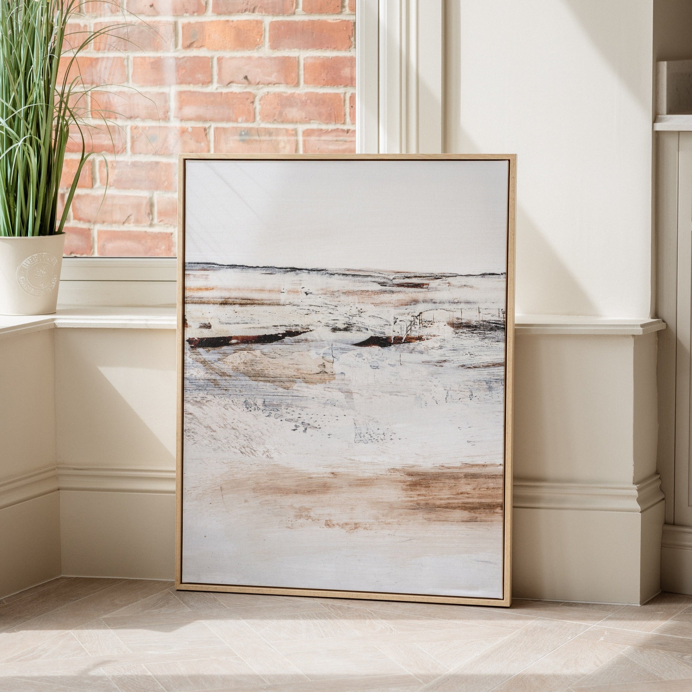 August Framed Printed Canvas | S251331