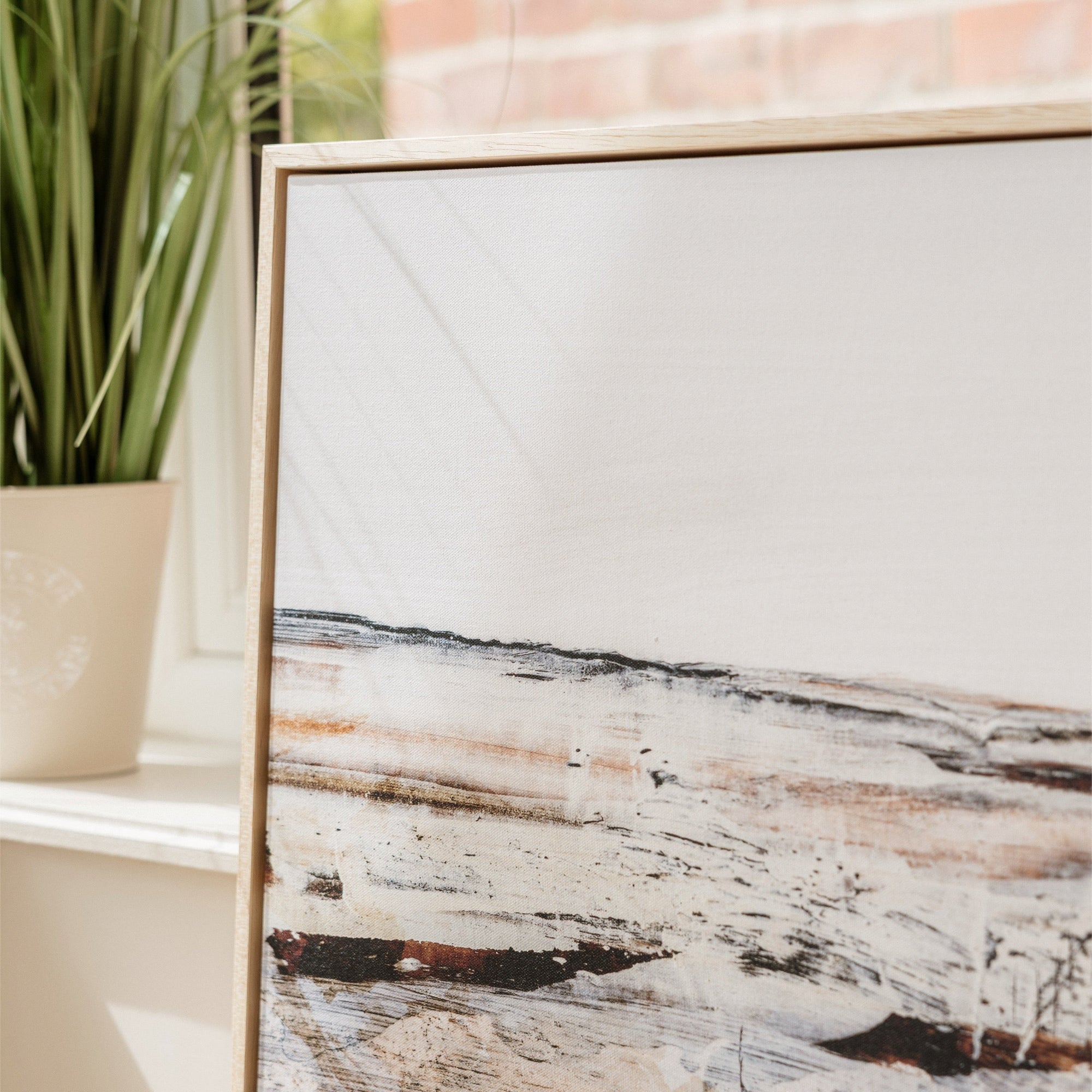 August Framed Printed Canvas | S251331