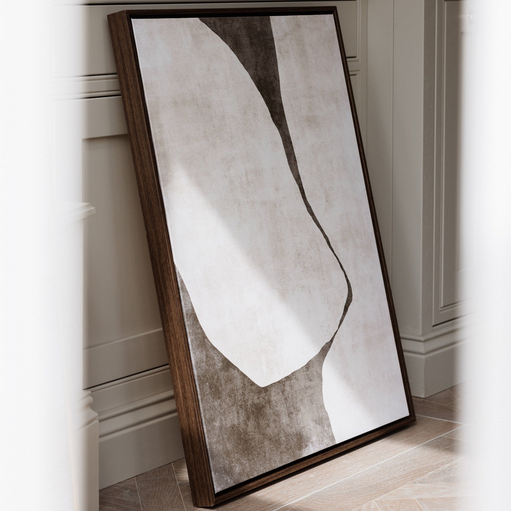 Gigi I Portrait Framed Printed Canvas | S251337