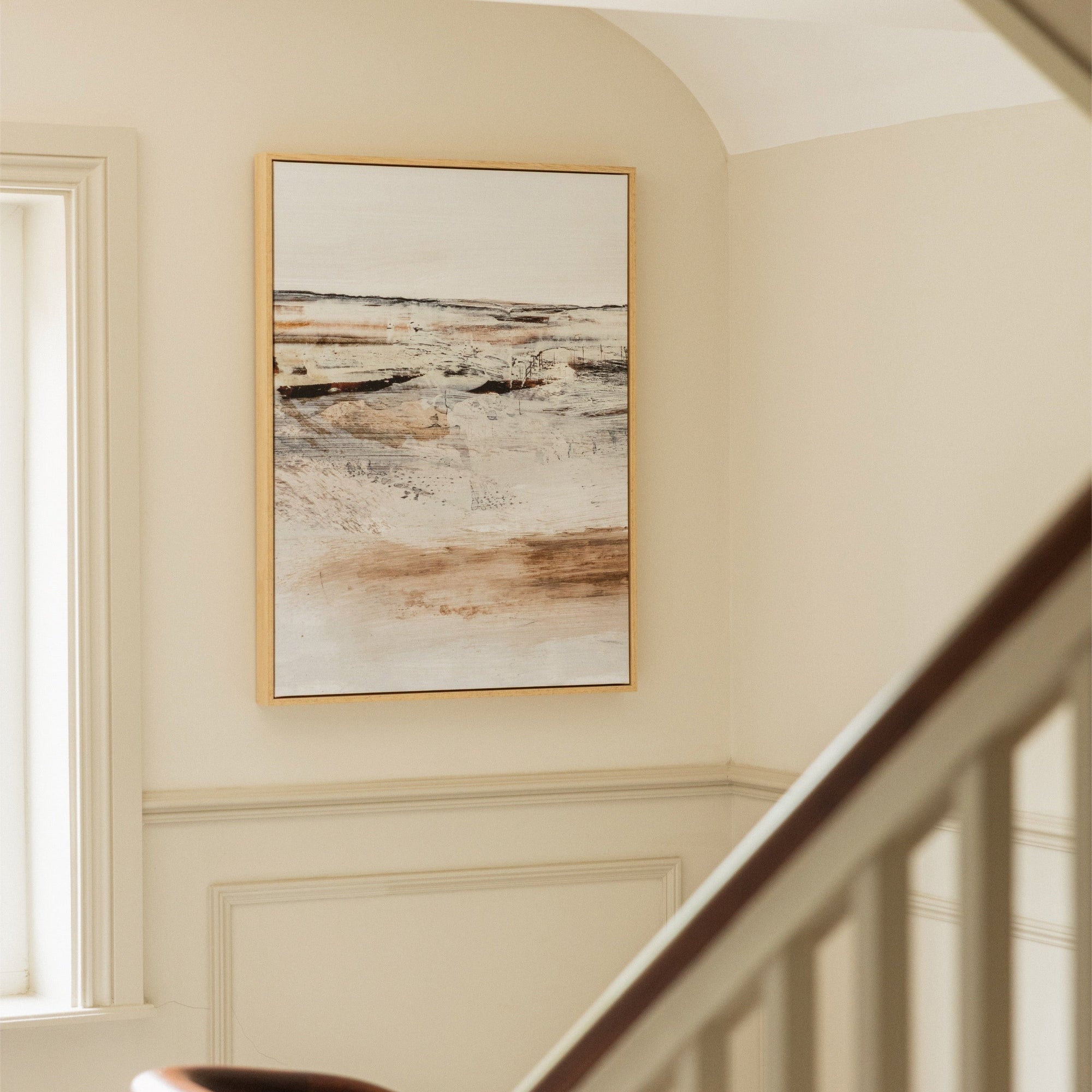 August Framed Printed Canvas | S251331