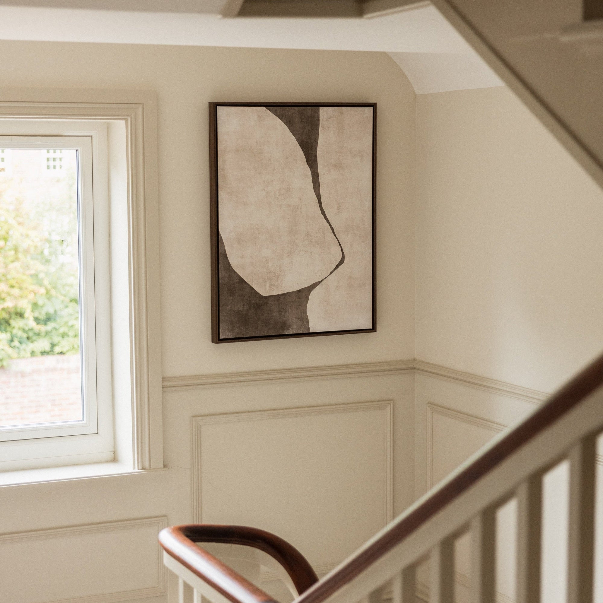 Gigi I Portrait Framed Printed Canvas | S251337