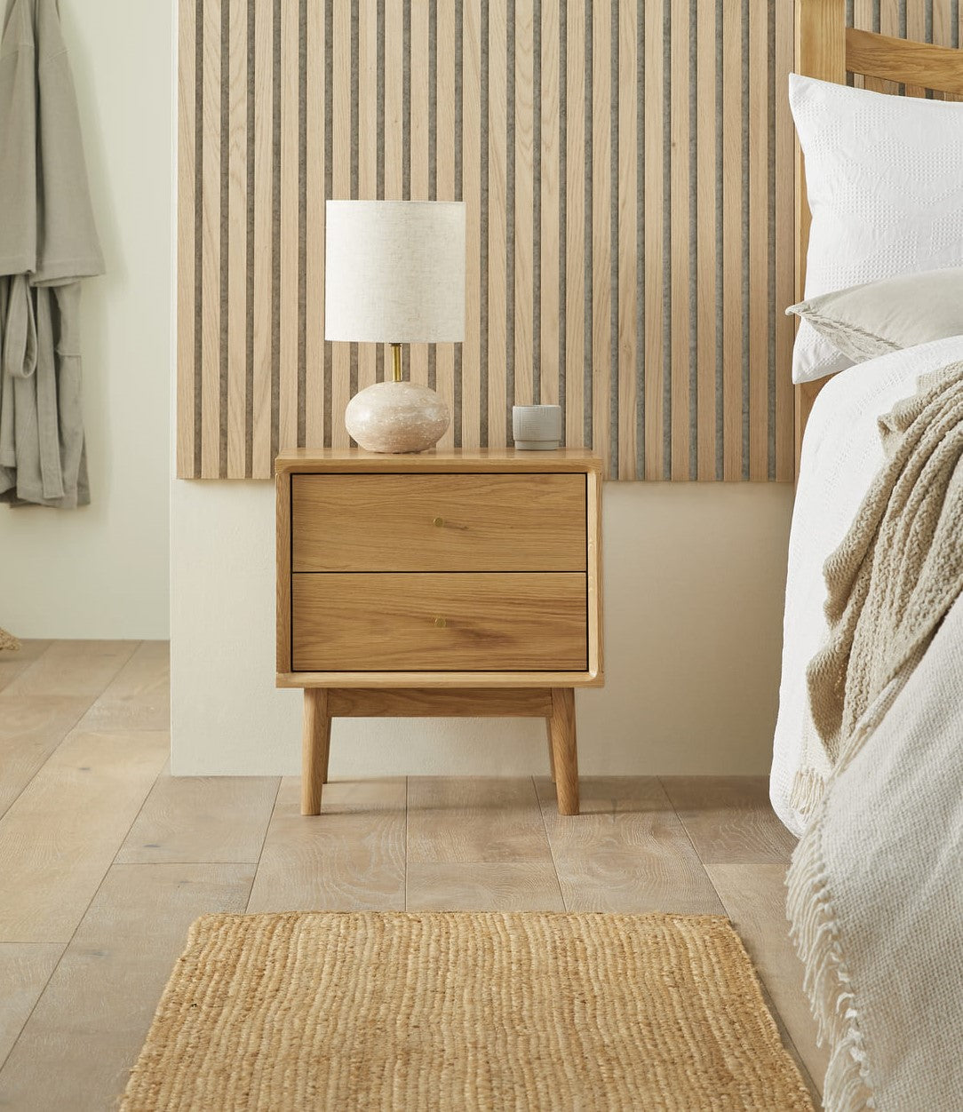 Wright Oak Bedside Table | S25461