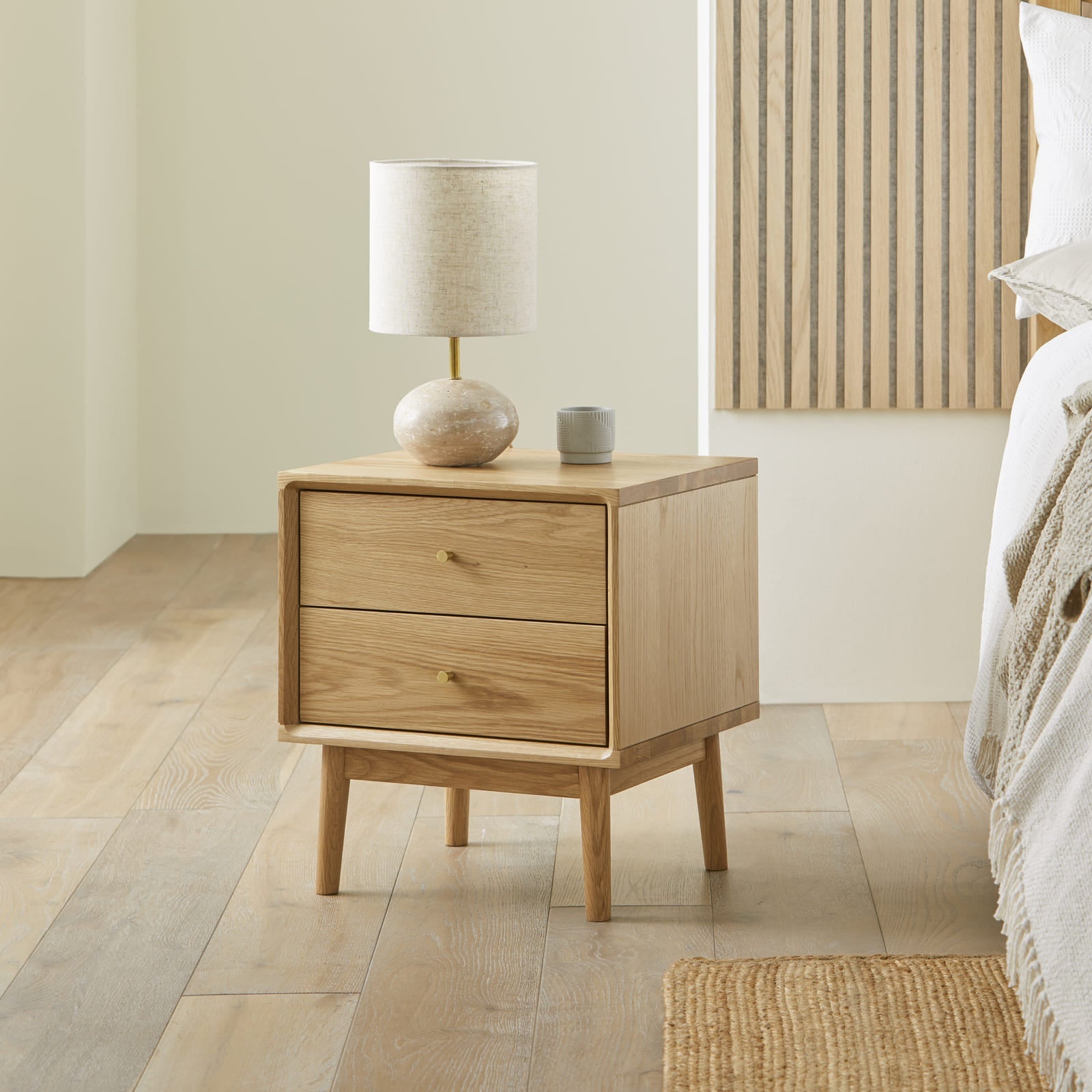 Wright Oak Bedside Table | S25461