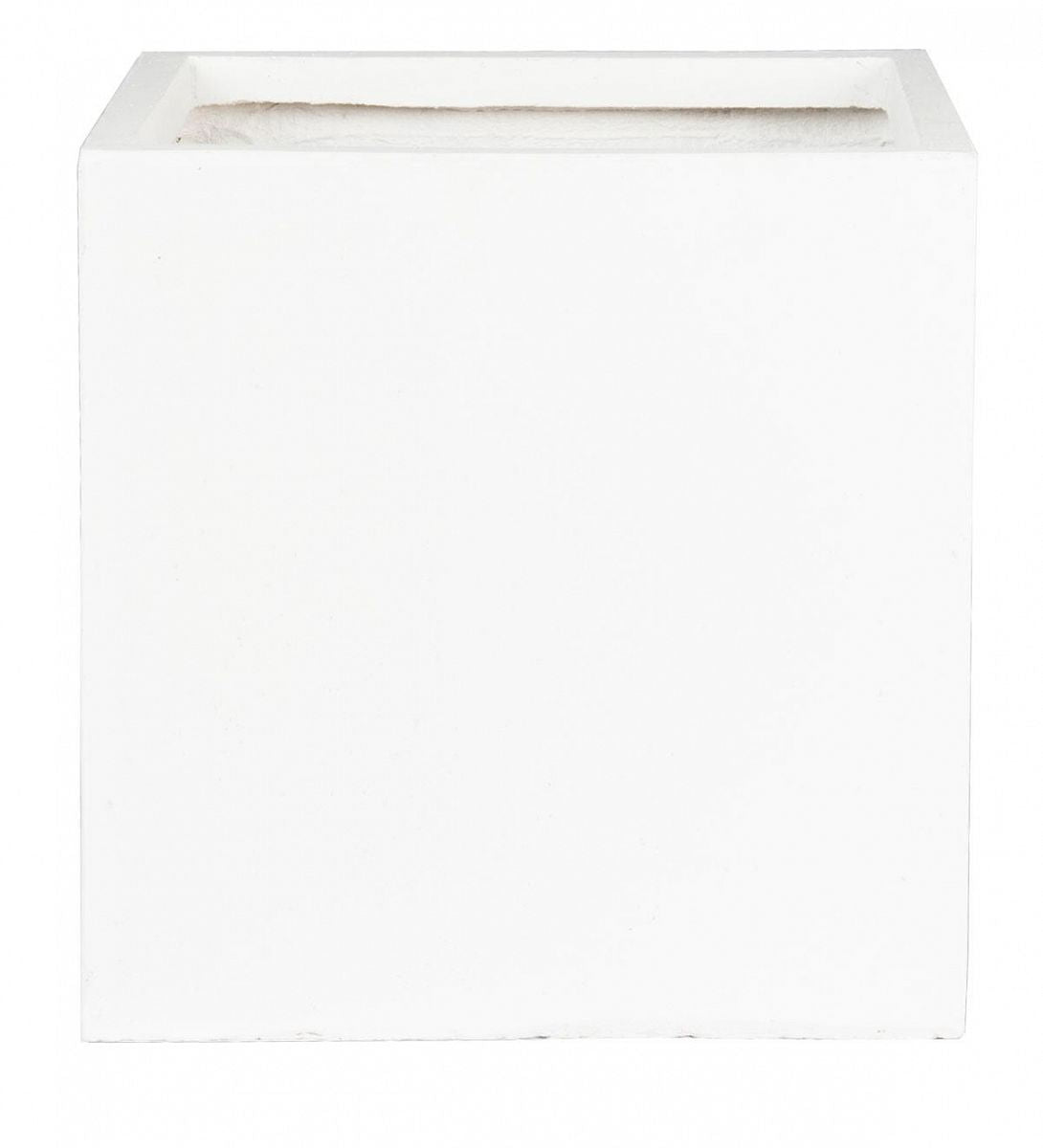 IDEALIST Lite Contemporary Flower Box Square Garden Planter, Light Concrete Outdoor Plant | S25347 |Pot H30 L30 W30 cm, 27L