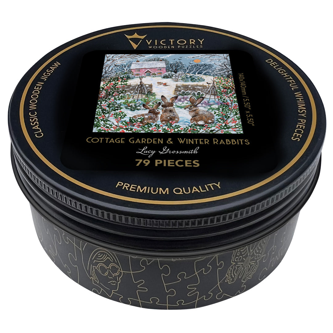 Cottage Garden & Winter Rabbits MINI QT  | S251291