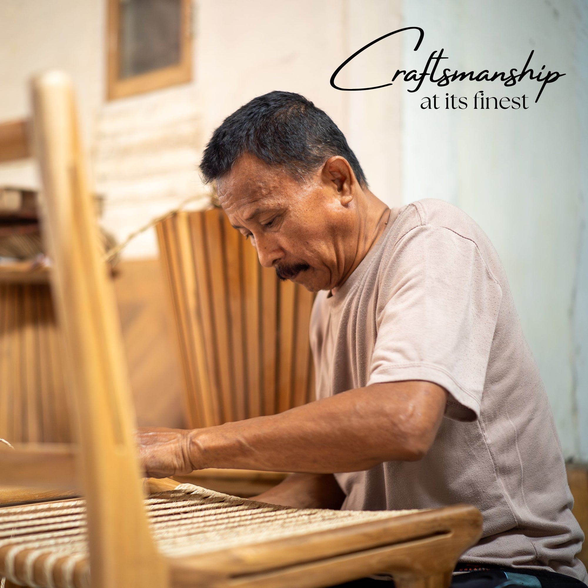 Zara Teak & Rattan Bar Stool