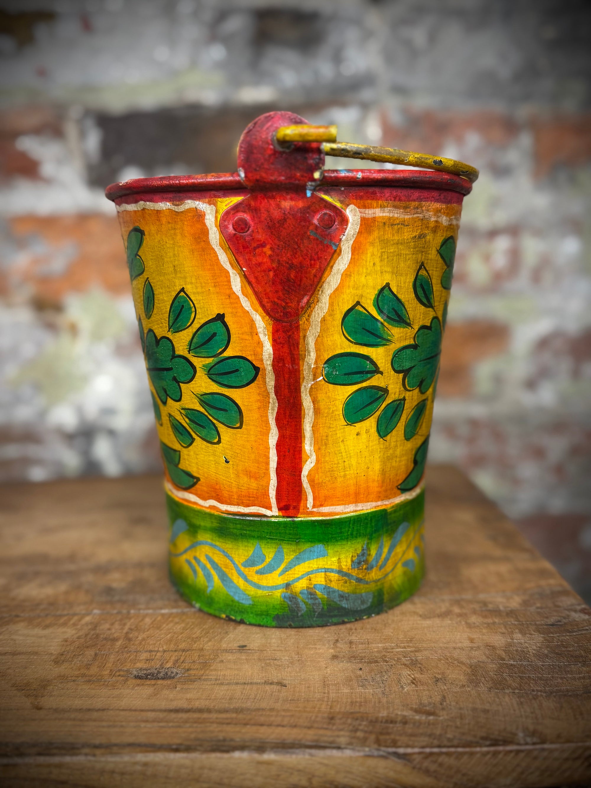Vintage Hand Painted Herb Planter |  S251382