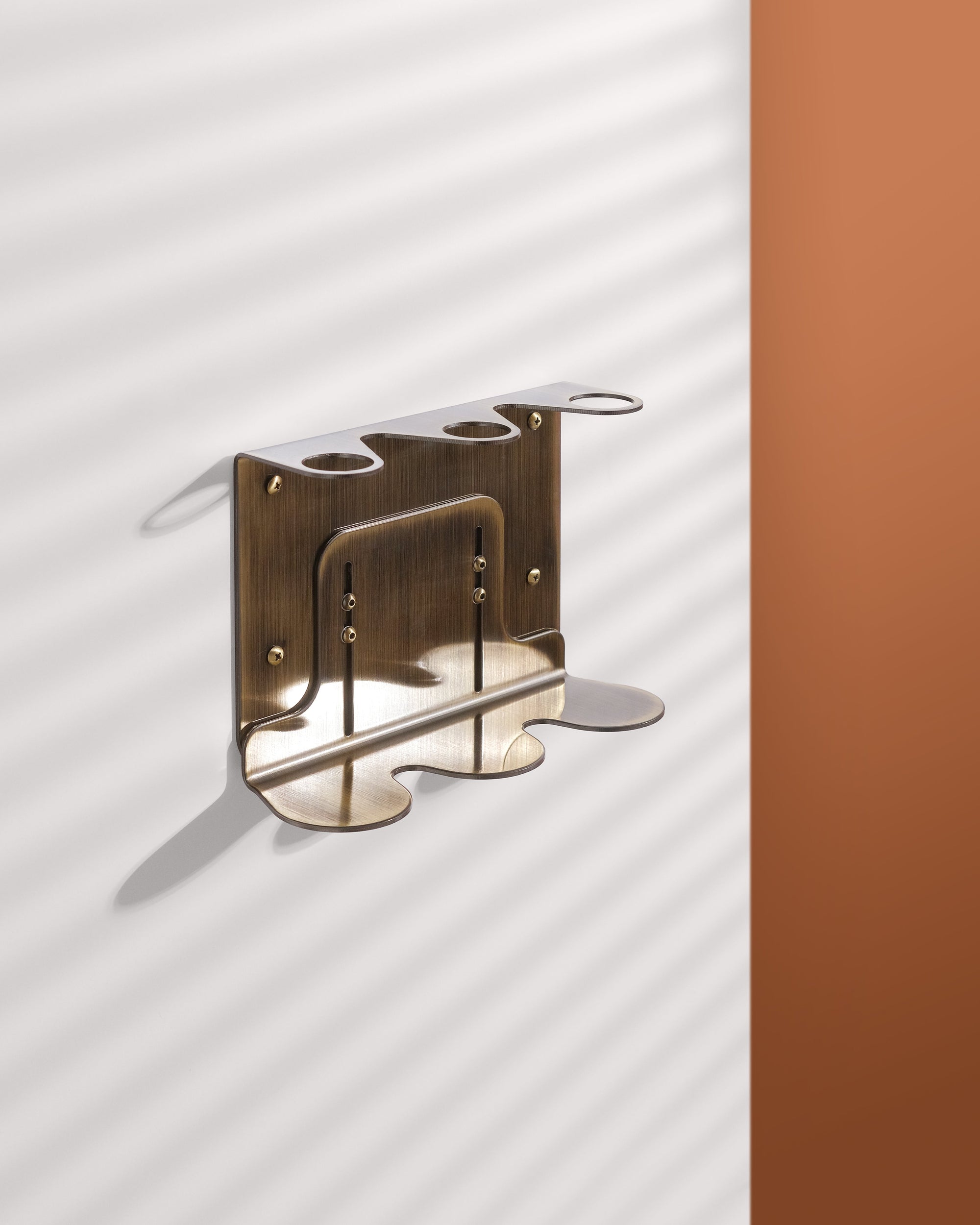 Gold Triple Soap Bottle Holder  | S251571