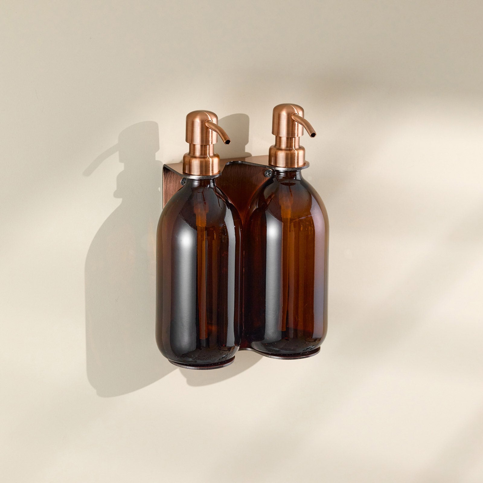 Copper Double Wall Mounted Soap Dispenser  | S251586