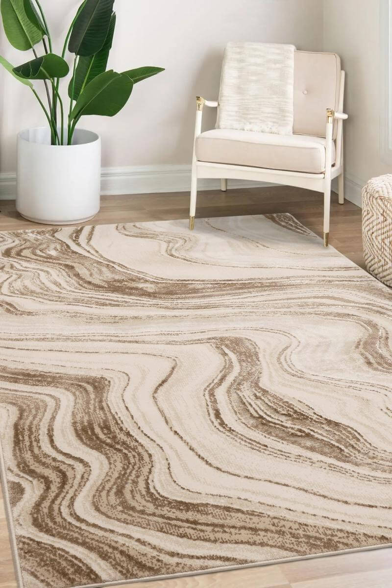 Dusk Watercolour Rug – Soft Abstract Design  | S253674|