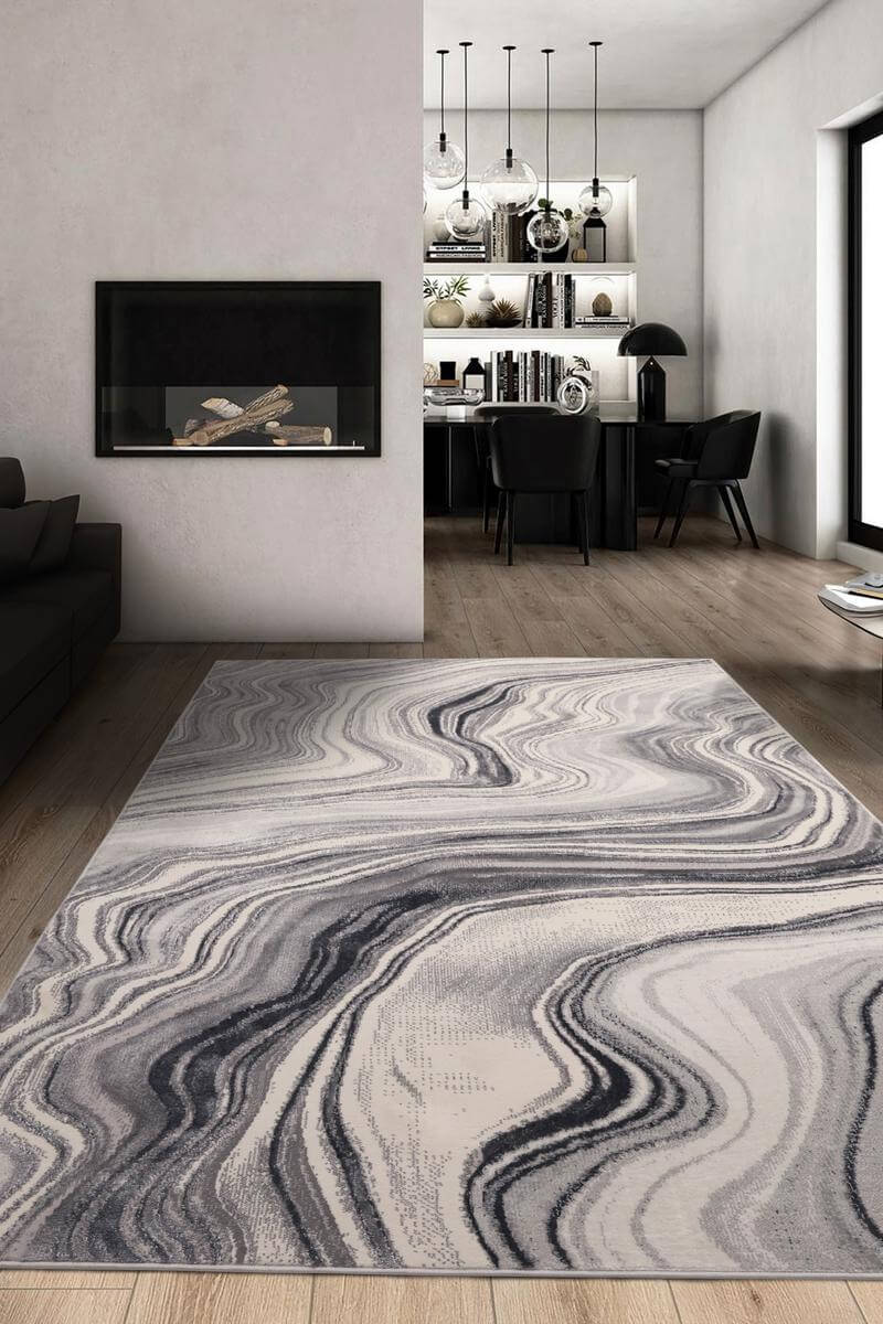 Dusk Watercolour Rug – Soft Abstract Design  | S253674|