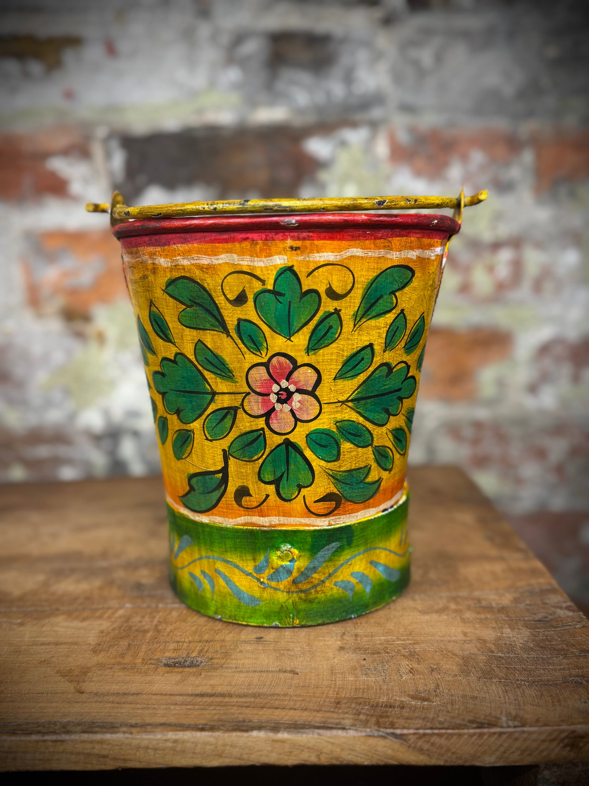 Vintage Hand Painted Herb Planter |  S251382