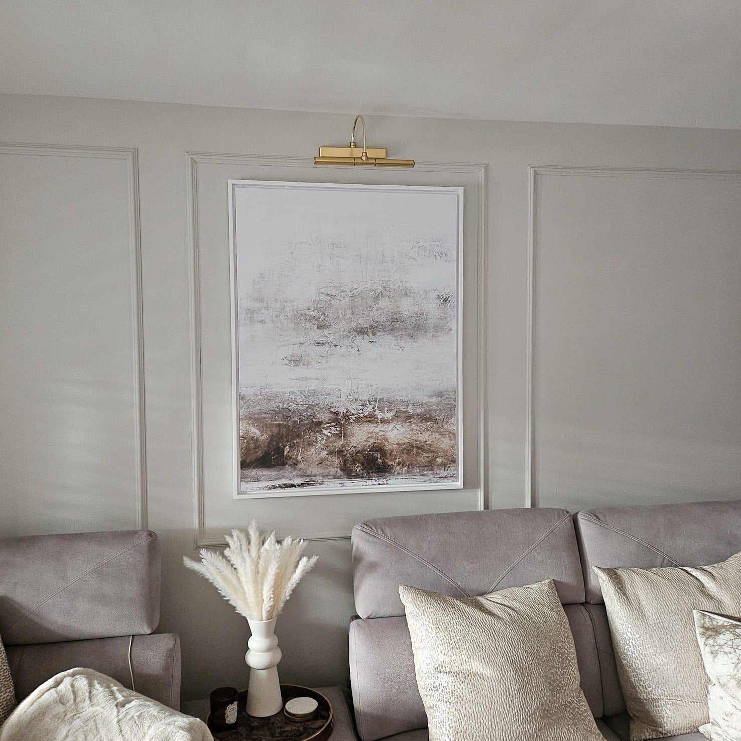 Echoes Portrait Framed Printed Canvas | S251343