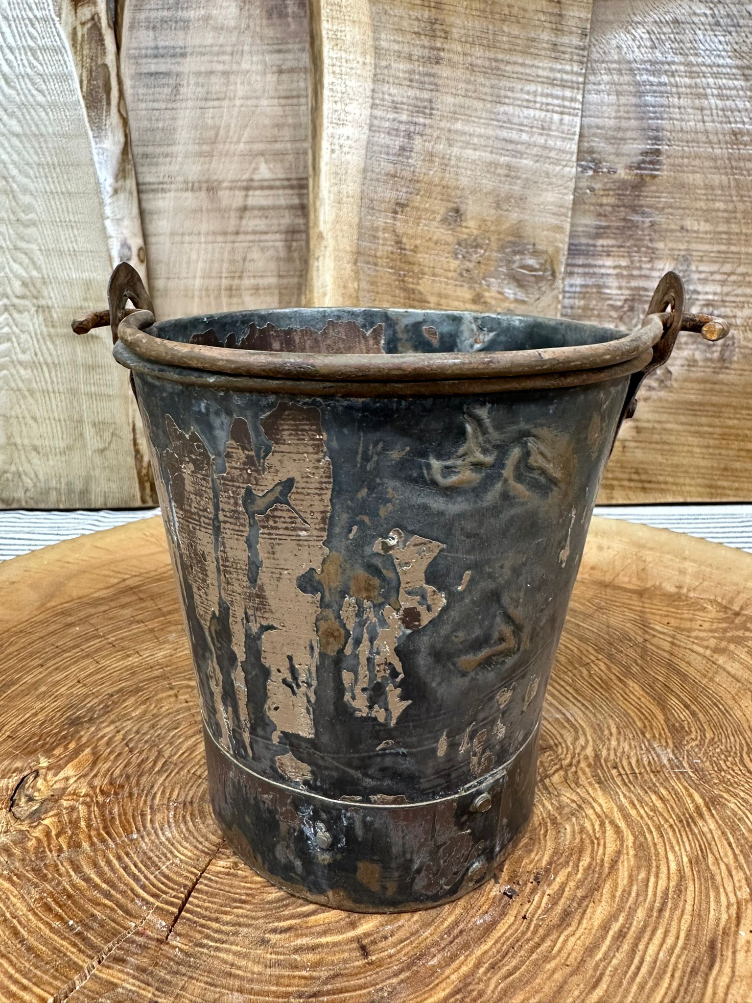 Vintage Mini Metal Planter | S251374