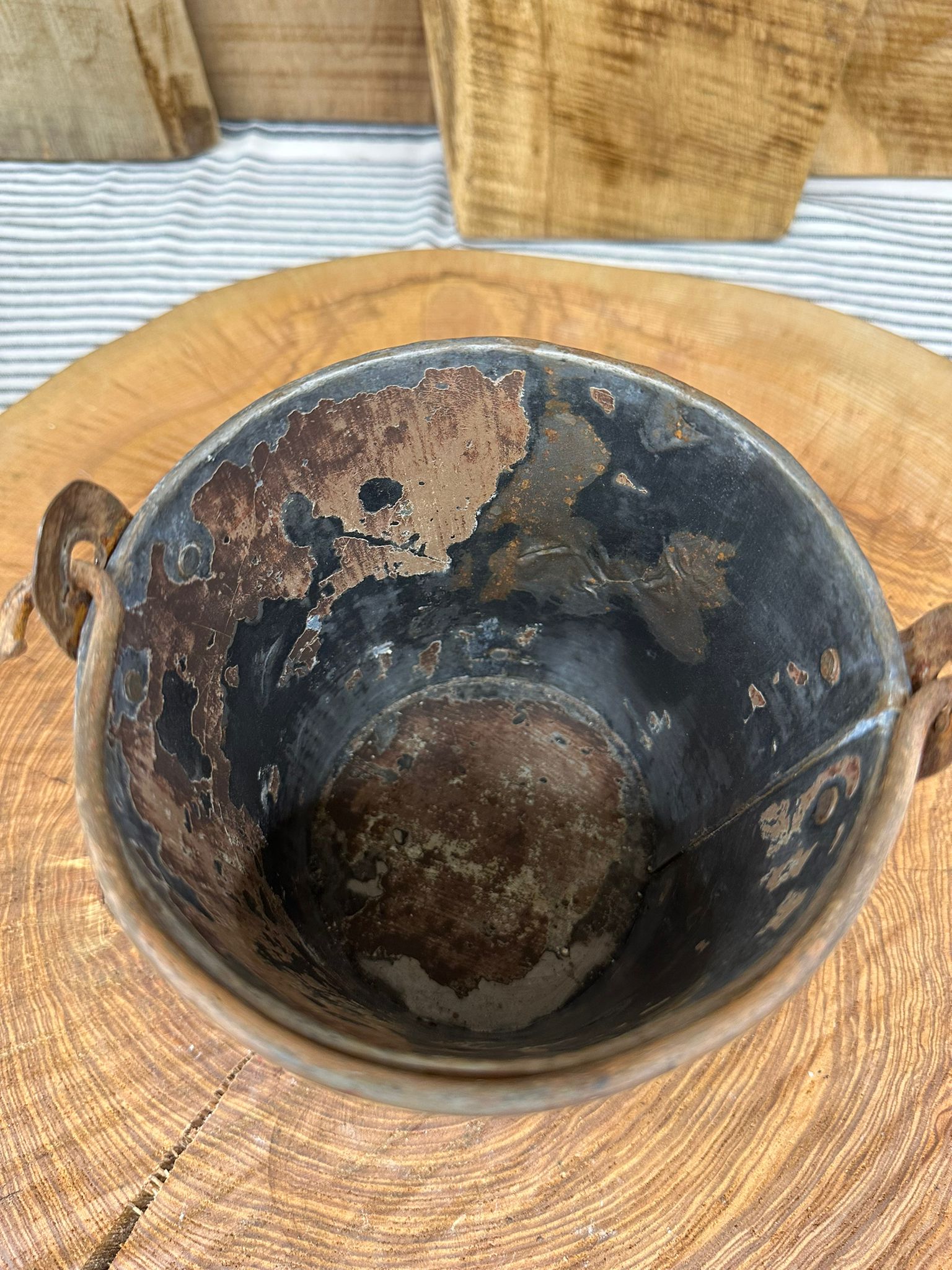 Vintage Mini Metal Planter | S251374