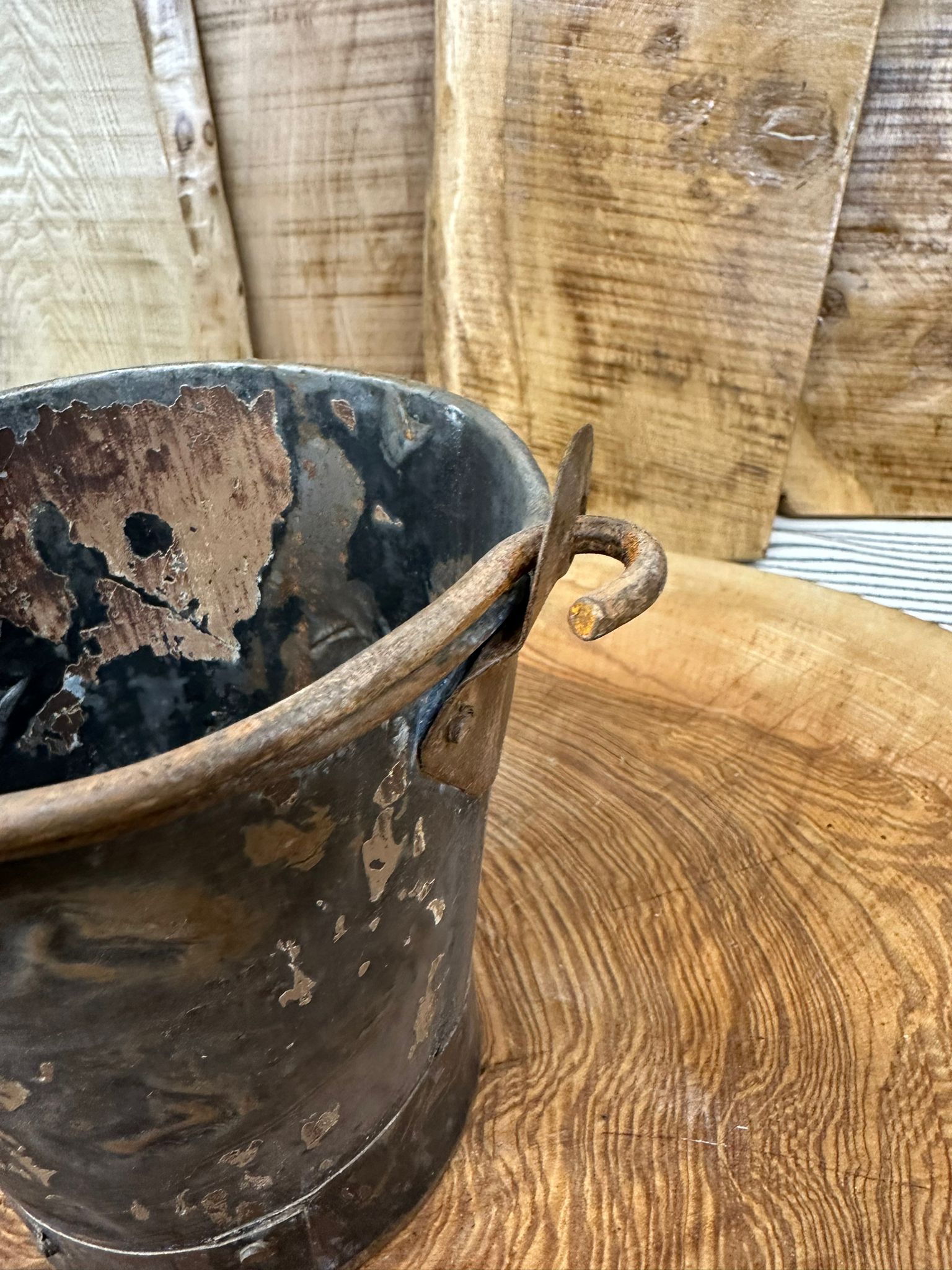 Vintage Mini Metal Planter | S251374