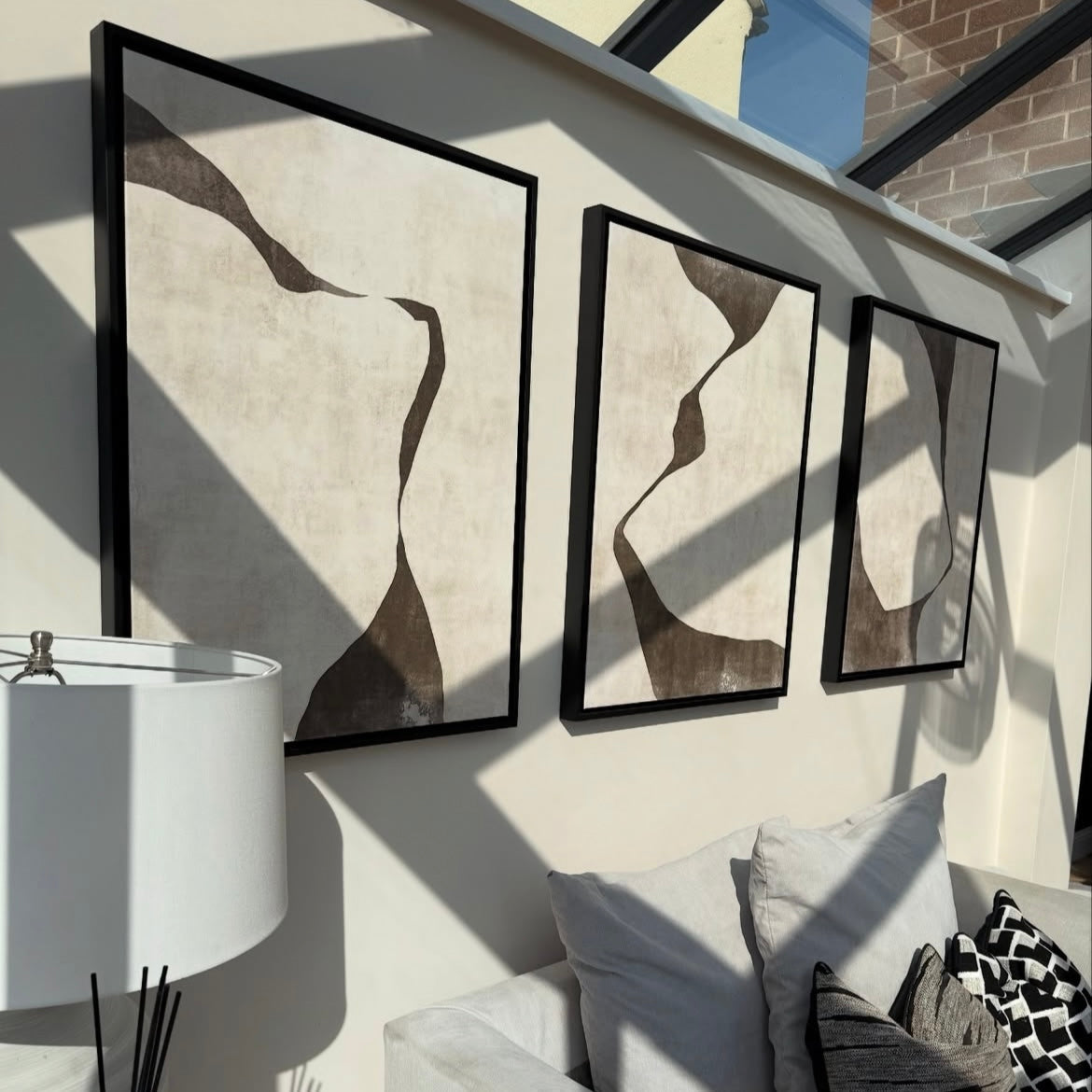 Gigi Portrait Framed Canvas Set of 3 | S251338