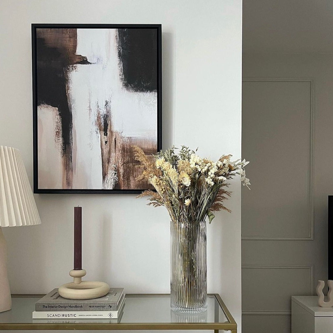 Casa II Portrait Framed Printed Canvas | S251344