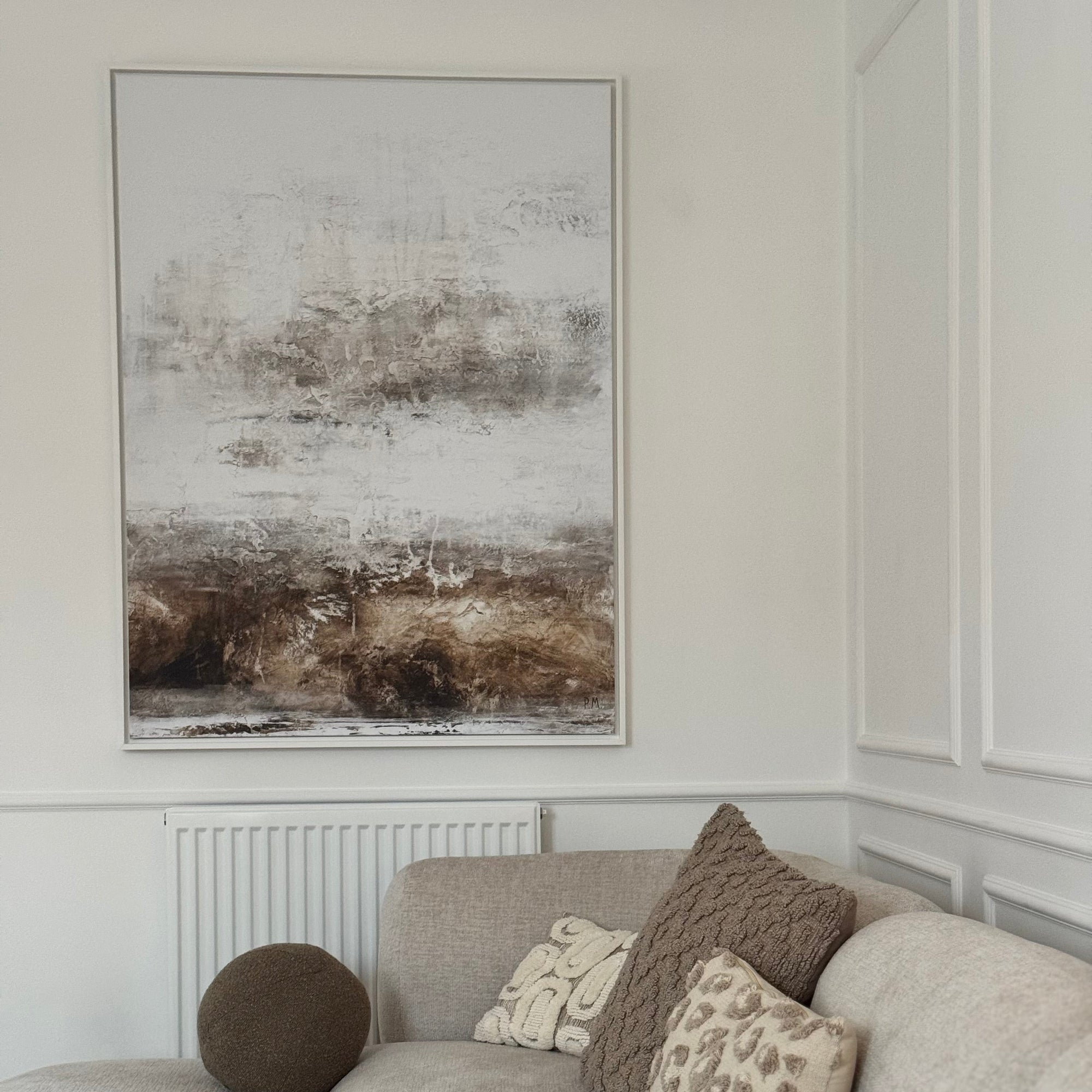 Echoes Portrait Framed Printed Canvas | S251343