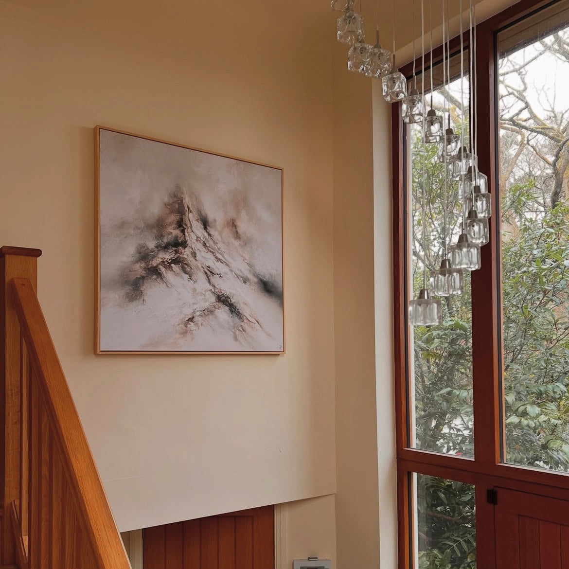 Altitude Square Framed Printed Canvas | S251342