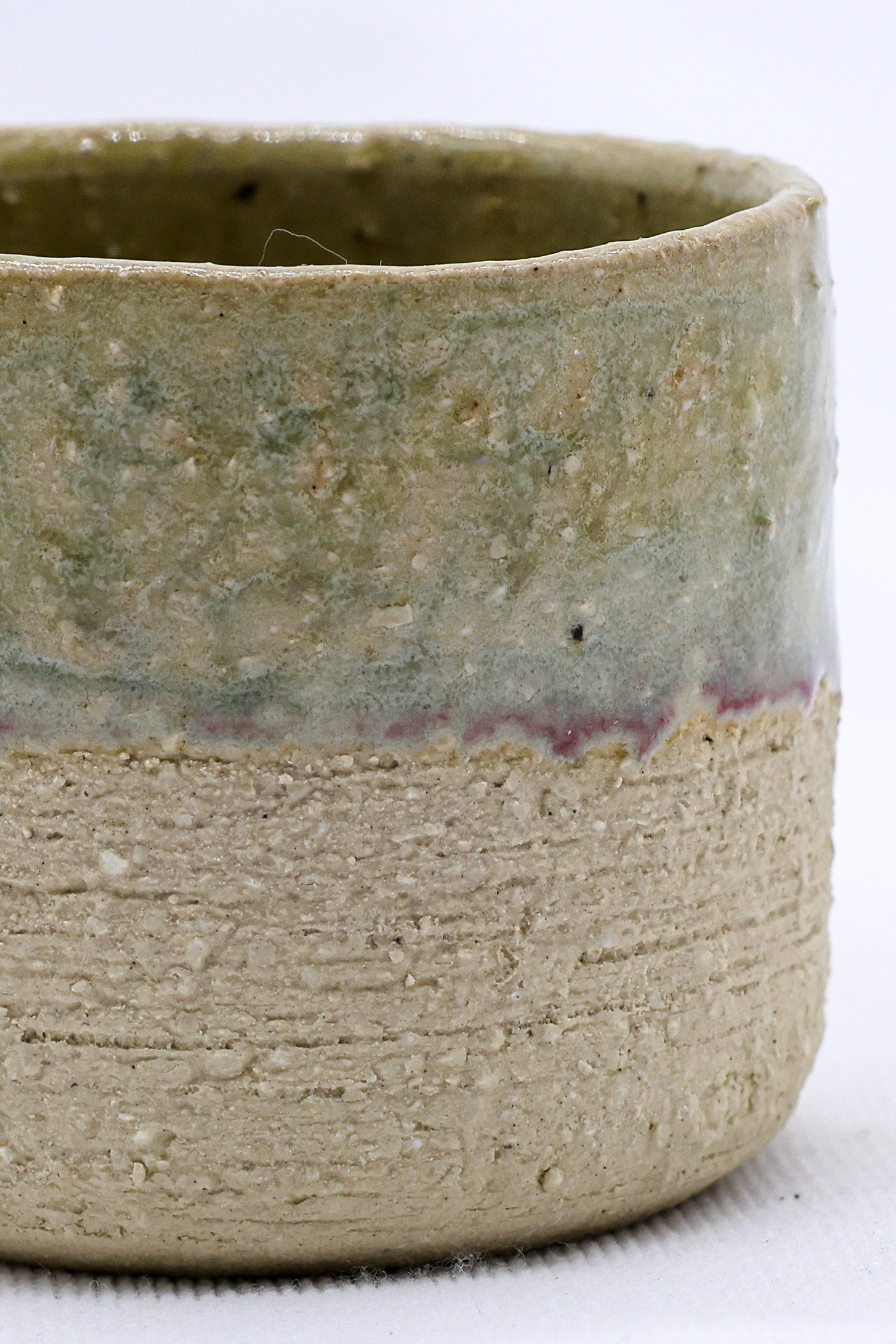 Beige Picollo Handmade Ceramic Milled Stoneware Espresso Mug | S251551