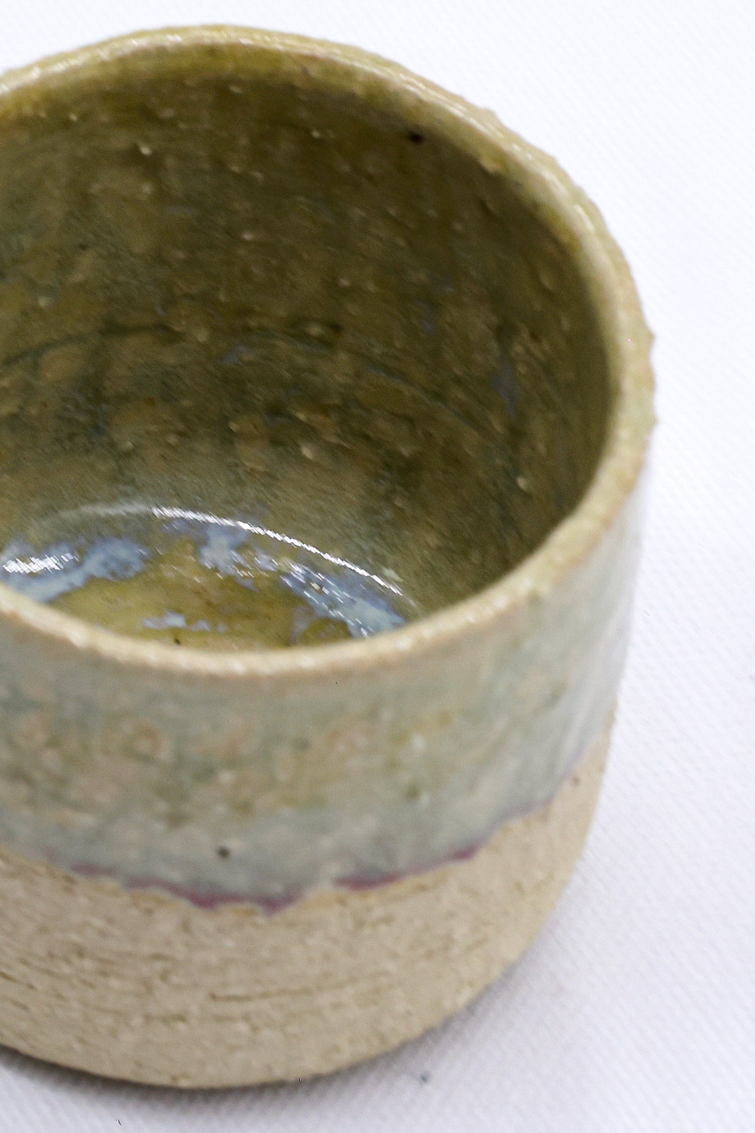 Beige Picollo Handmade Ceramic Milled Stoneware Espresso Mug | S251551