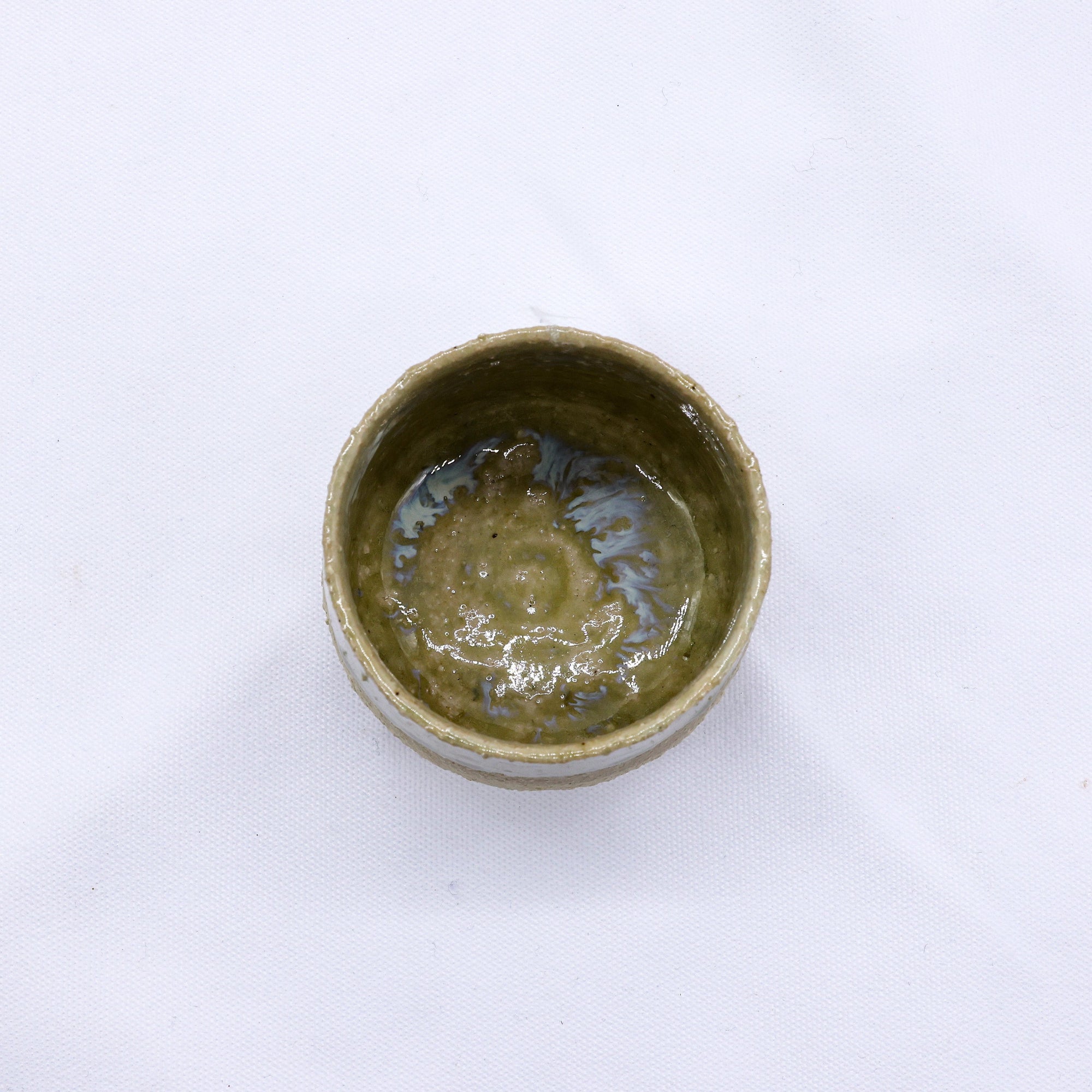 Beige Tazza Handmade Ceramic Milled Stoneware Cappucino Mug  | S251414