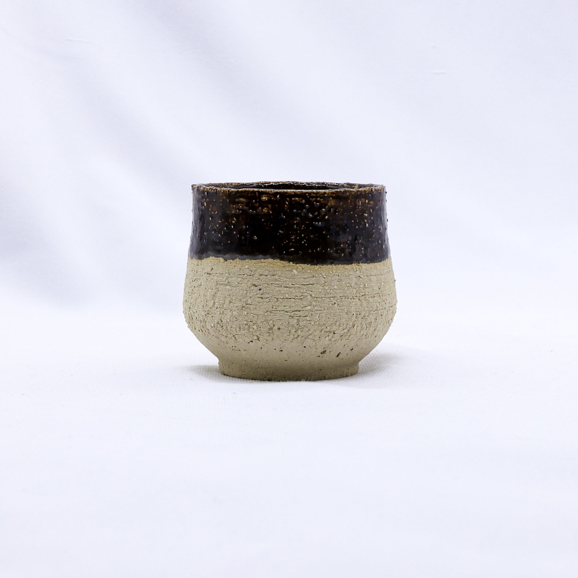 Bruno Tazza Handmade Ceramic Milled Stoneware Cappucino Mug  | S251537