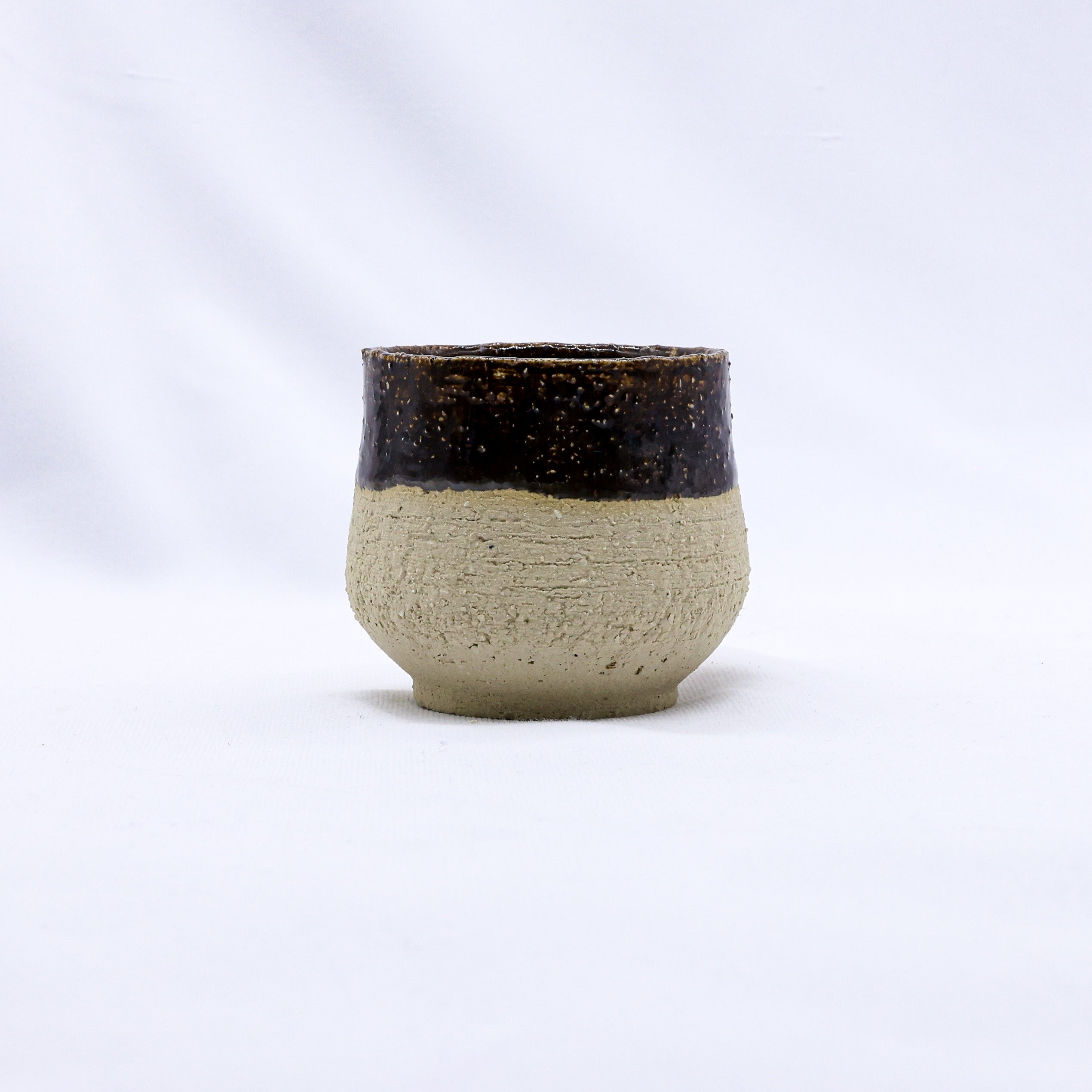 Bruno Tazza Handmade Ceramic Milled Stoneware Cappucino Mug  | S251537