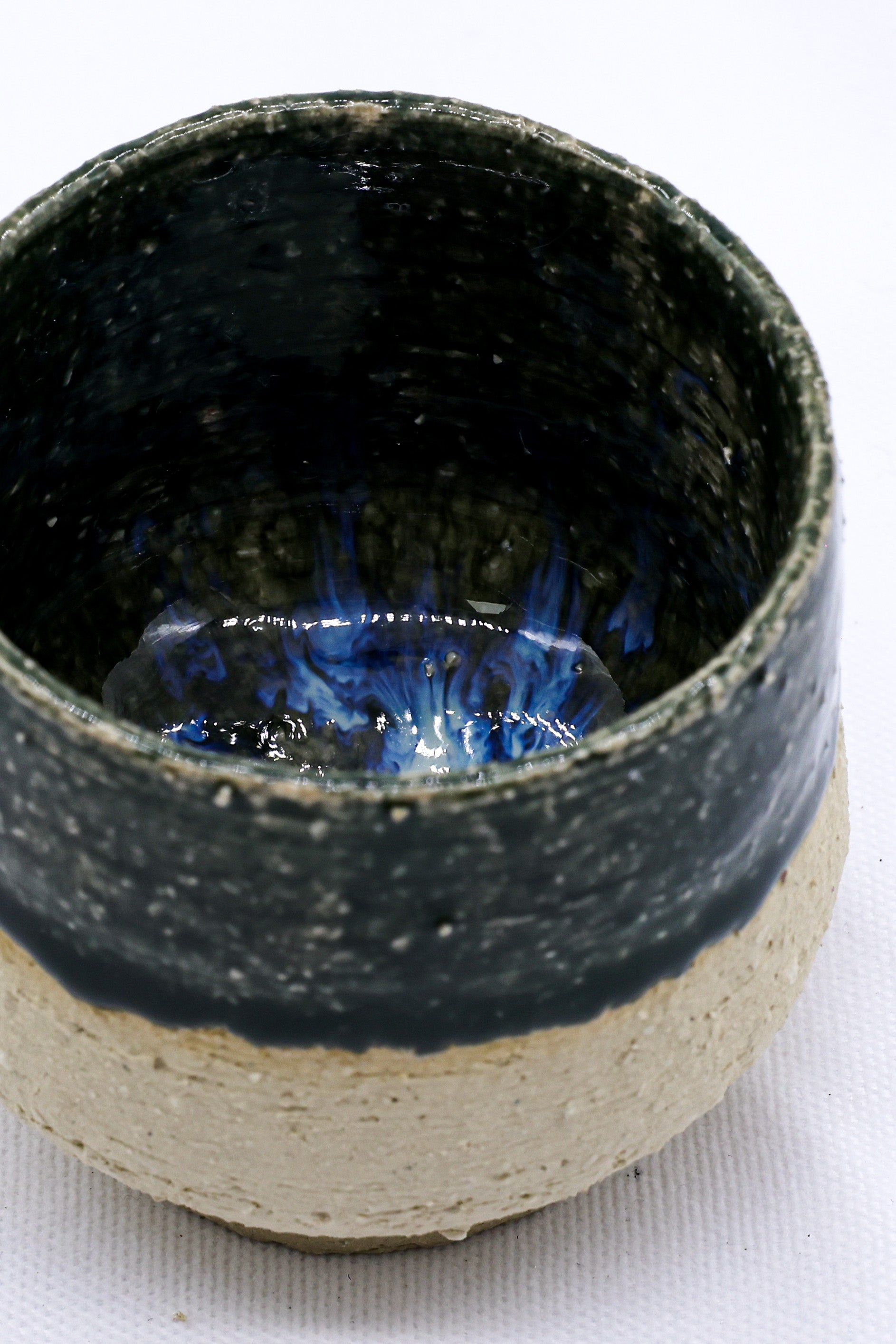 Bluvio Tazza Handmade Ceramic Milled Stoneware Cappucino Mug   | S251549