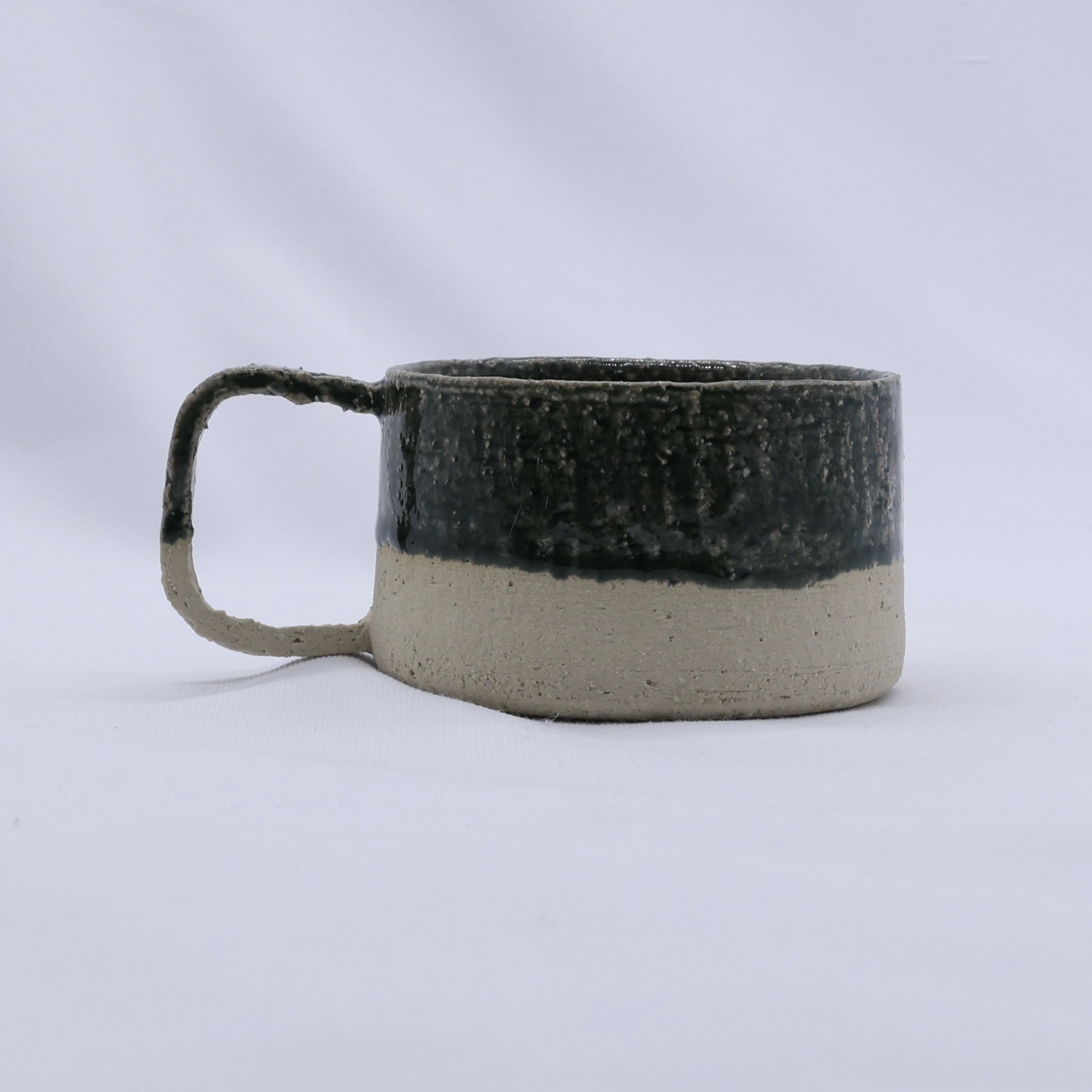 Bluverde Grande Handmade Milled Stoneware Big Ceramic Mug   | S251545