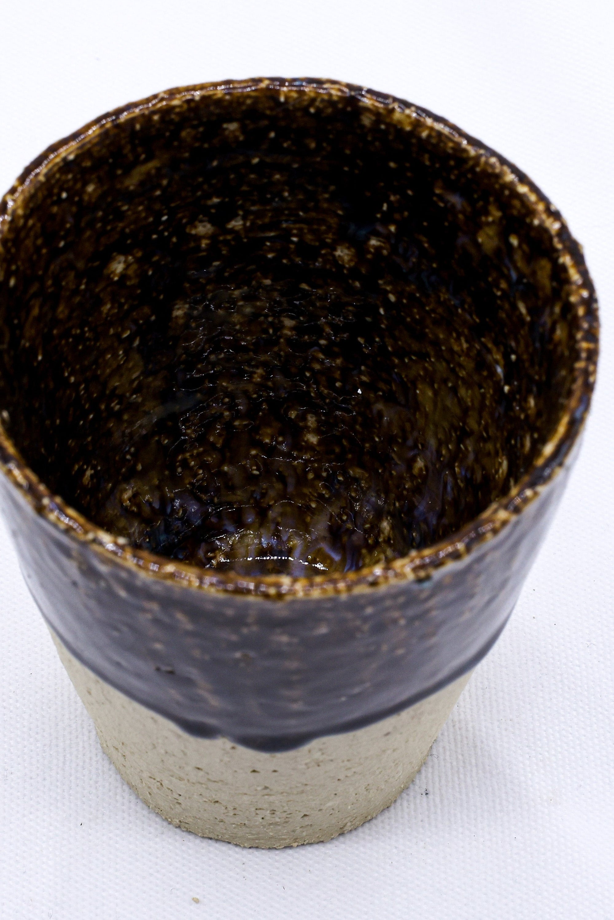 Bluvio Quadra Milled Stoneware Tall Handmade Ceramic Cup   | S251544