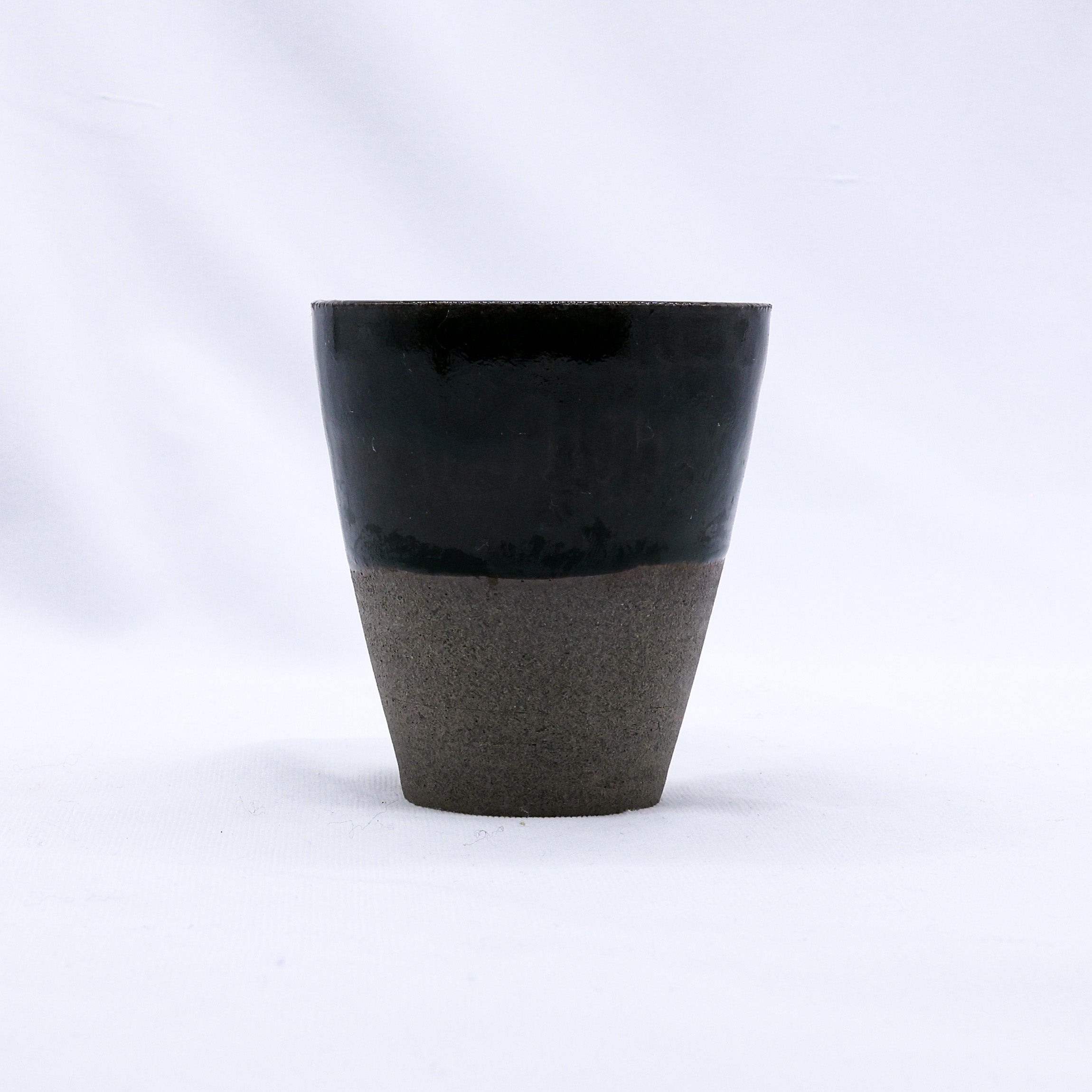 Bluverde Quadra Handmade Ceramic Smoked Grey Stoneware Tall Ceramic Cup  | S251538