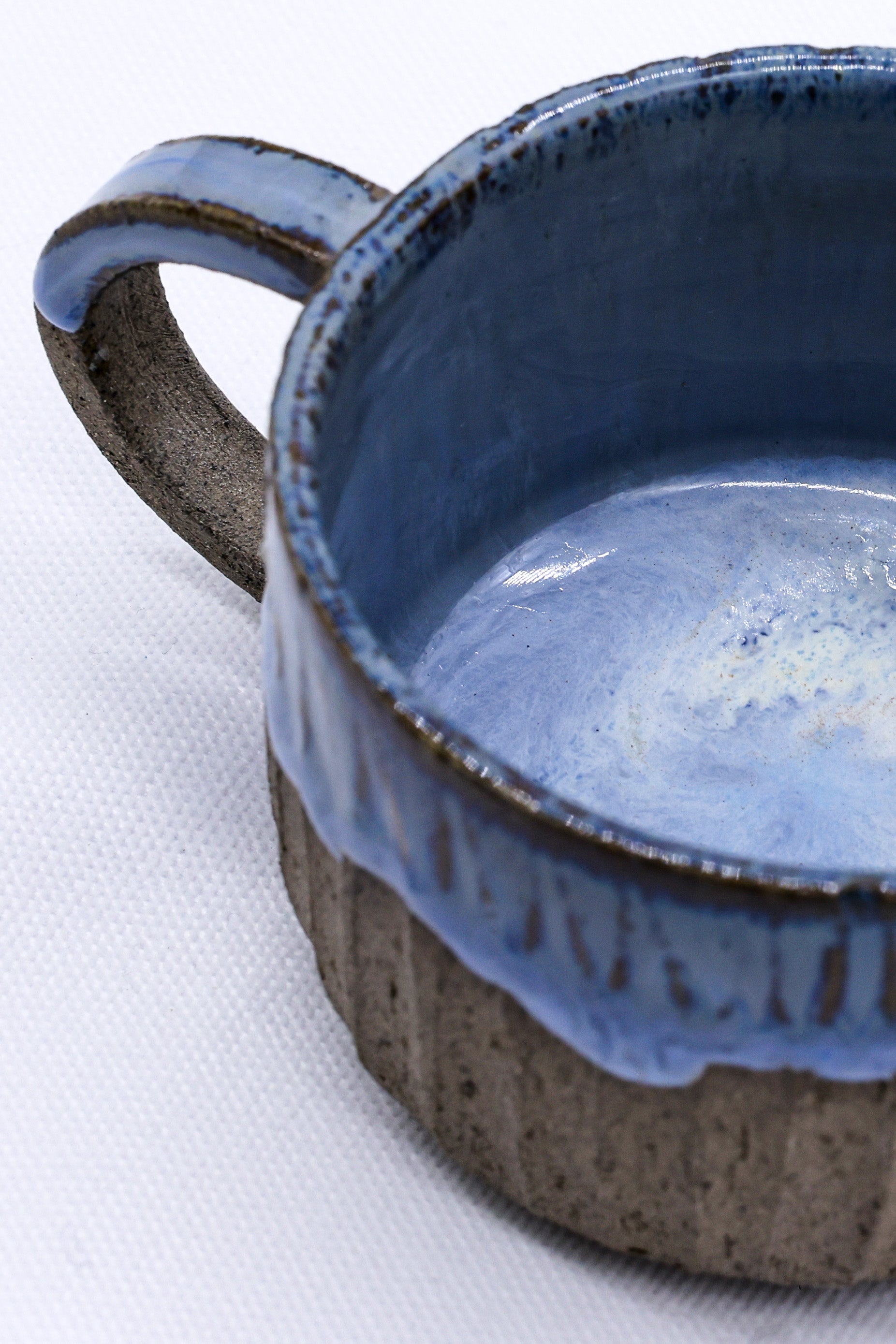 Bianca Arte Handmade Ceramic Smoked Grey Stoneware Mug  | S251427